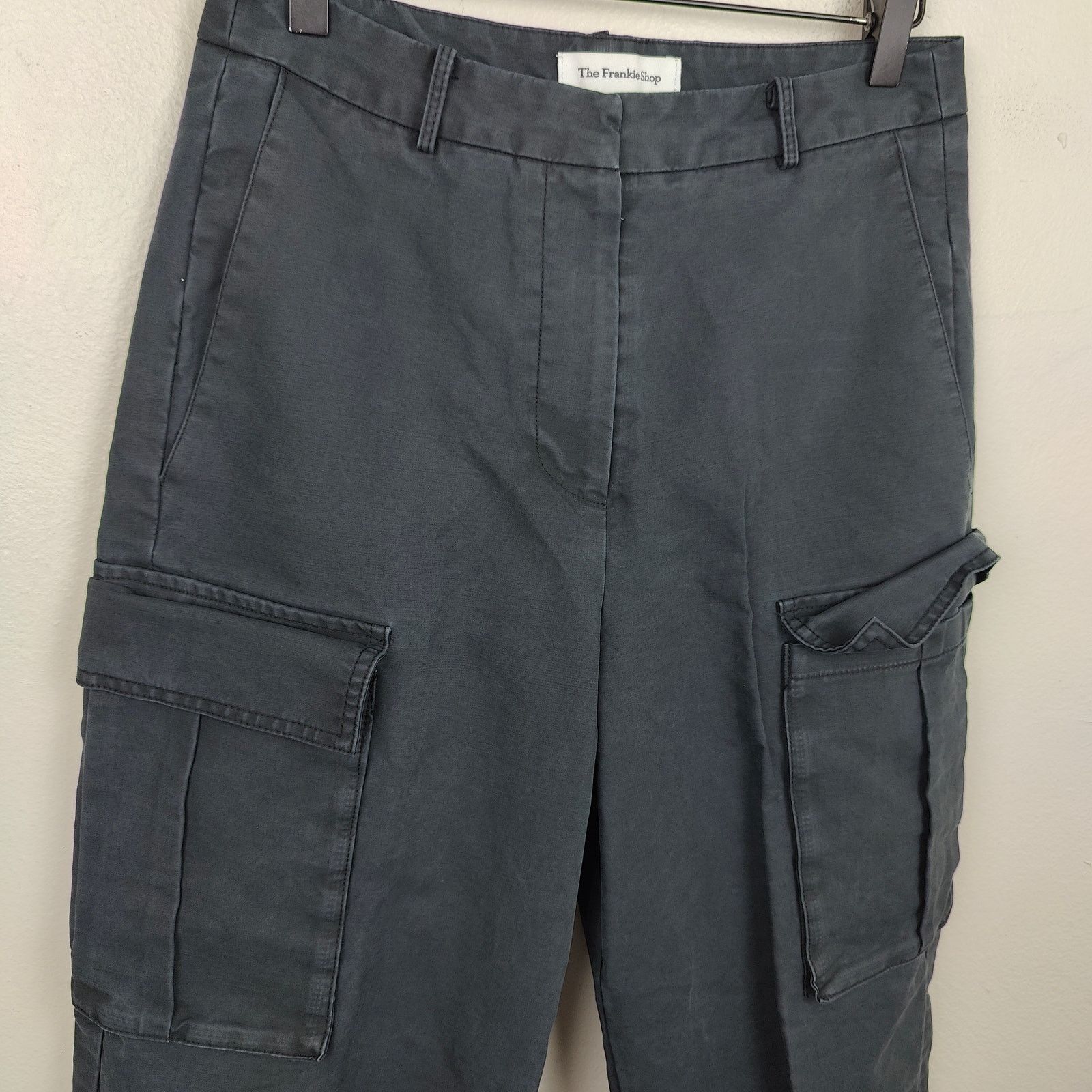 Other The Frankie Shop Gia Cargo Pants Womens Medium Navy Blue Size 30" / US 8 / IT 44 - 2 Thumbnail
