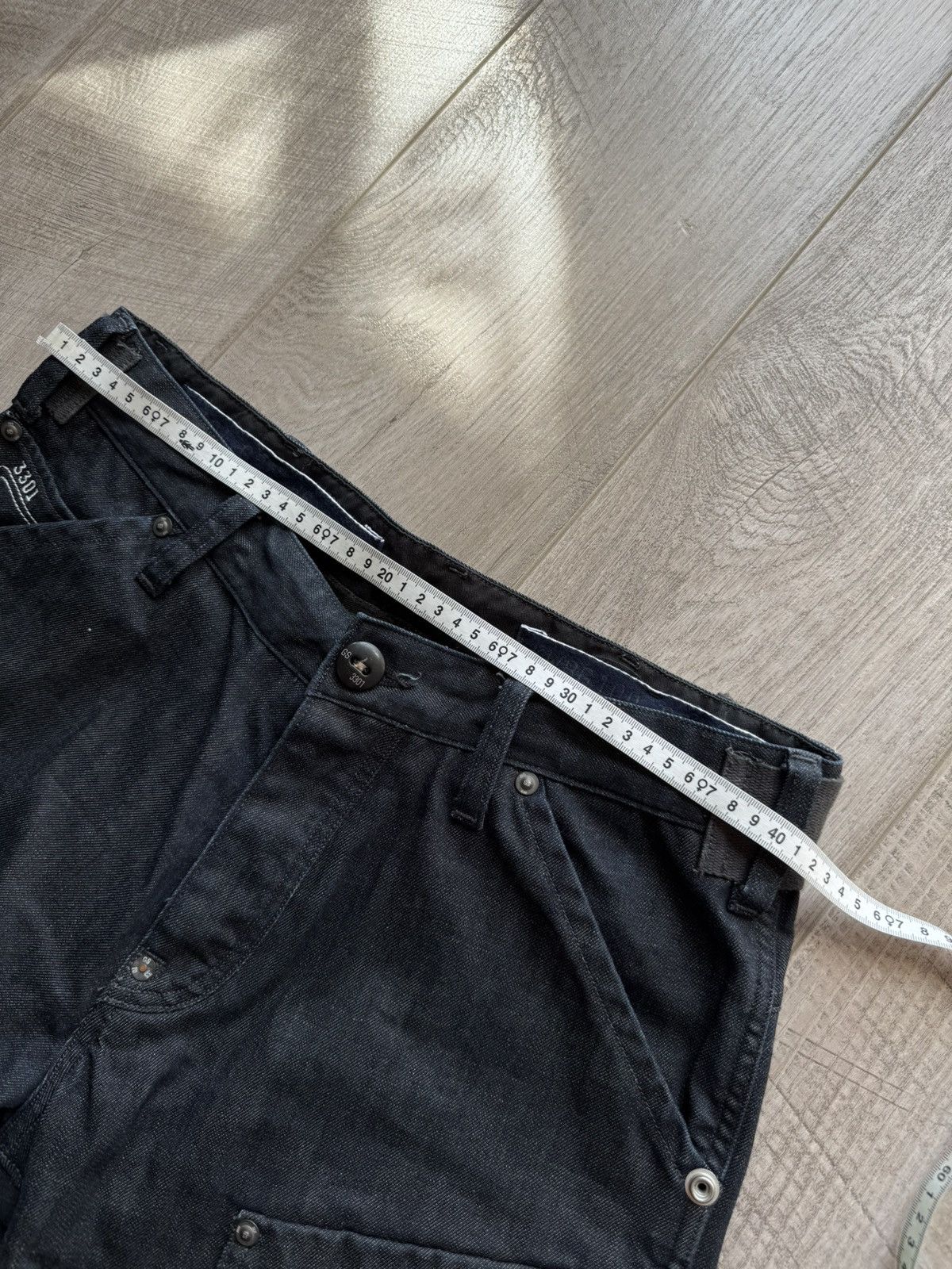 G-Star G Star Raw 3301 Avant Garde Y2K Italy Japan Punk Opium Jeans Size US 32 / EU 48 - 12 Thumbnail