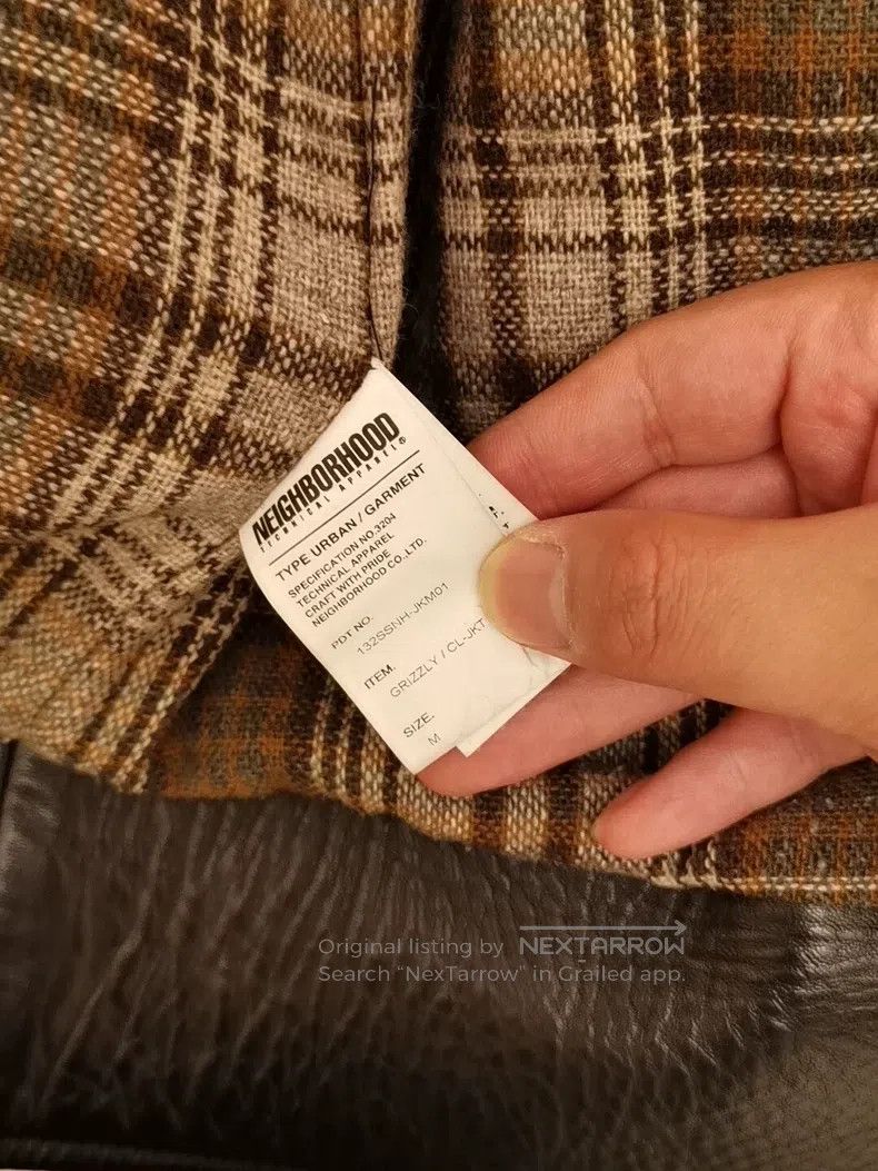 Neighborhood Neighborhood Horsehair Winter Leather Jacket Size US M / EU 48-50 / 2 - 7 Thumbnail