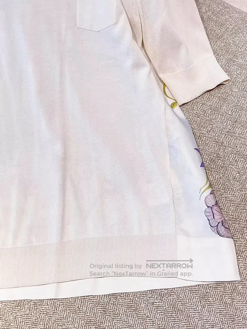 Loro Piana LORO PIANA Silk Blend Short Sleeve Knit Top Size US XXS / EU 40 - 4 Thumbnail
