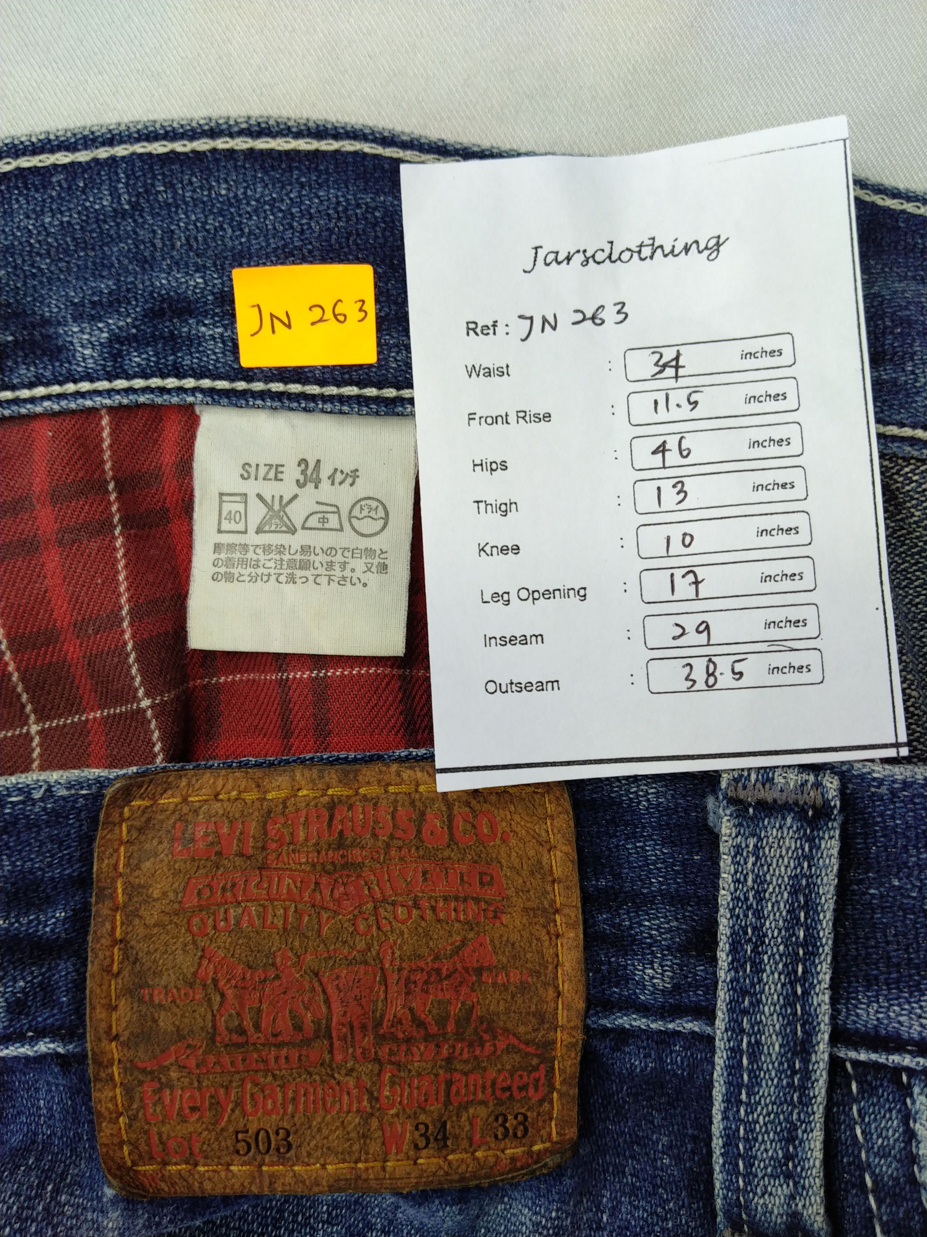 Levi's Distressed Vintage Levi's 503 Denim 34x29 JN263 Size US 34 / EU 50 - 9 Thumbnail