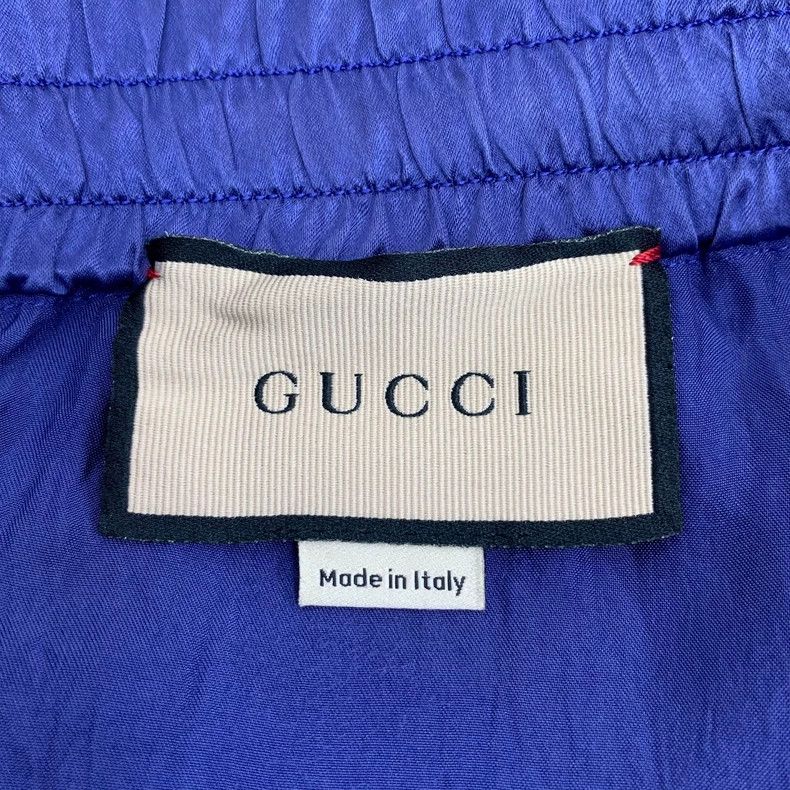 Gucci Gucci SizeS Dark blue side striped drawstring casual shorts Size US 29 - 5 Thumbnail