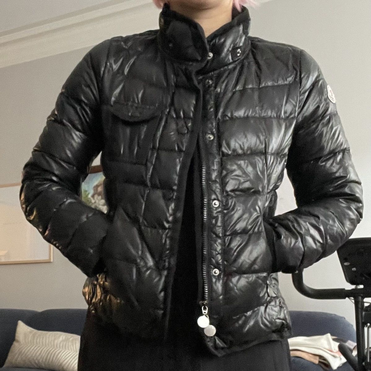 Moncler Black Moncler Jacket Size XS / US 0-2 / IT 36-38 - 1 Thumbnail