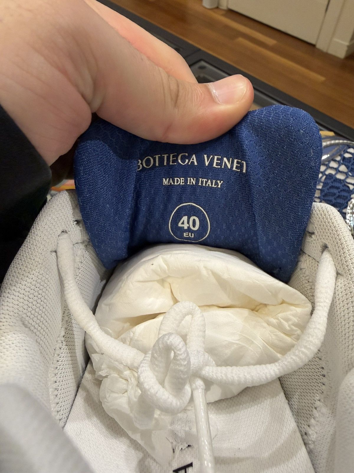 Bottega Veneta Bottega Veneta Orbit Sneaker - Navy Silver Size US 7 / EU 40 - 7 Thumbnail