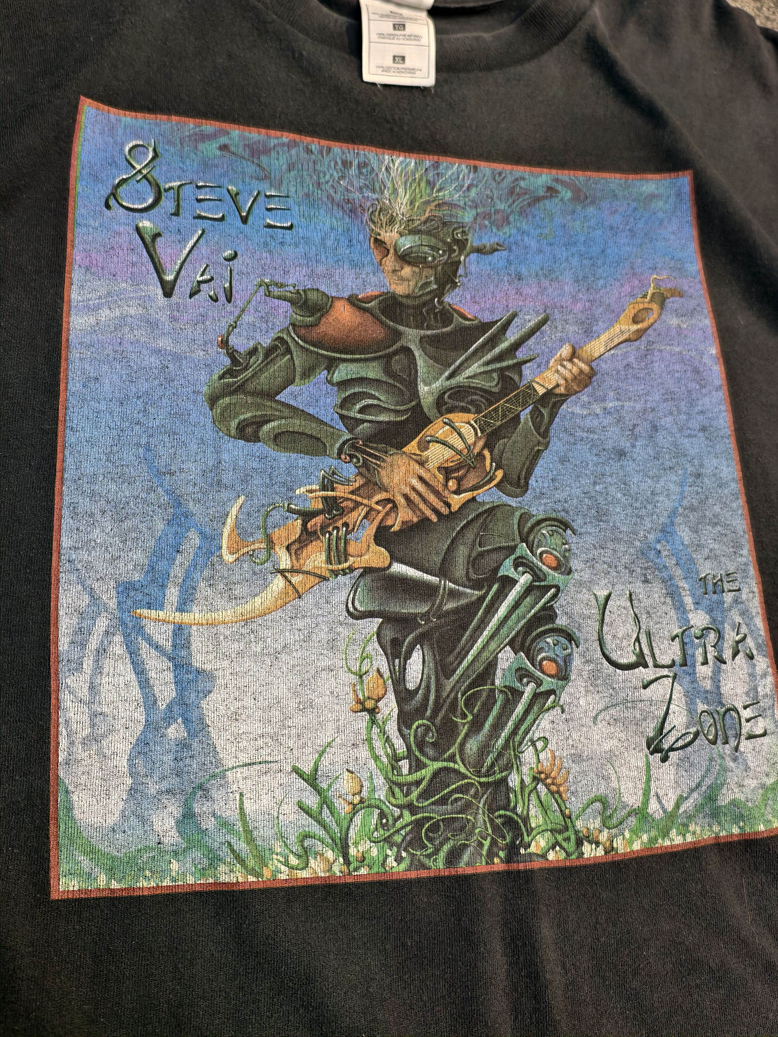 Vintage Vtg Steve Vai Ultra Zone tour Size US XL / EU 56 / 4 - 3 Thumbnail