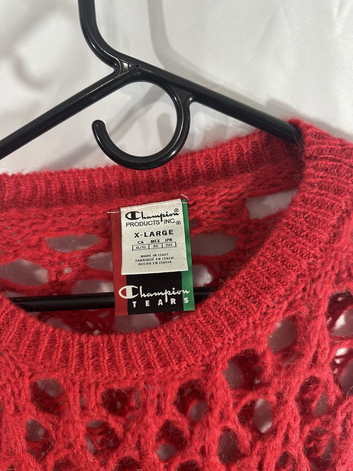 Champion × DENIM TEARS Denim Tears x CHAMPION Mohair Sweater Size US XL / EU 56 / 4 - 5 Thumbnail
