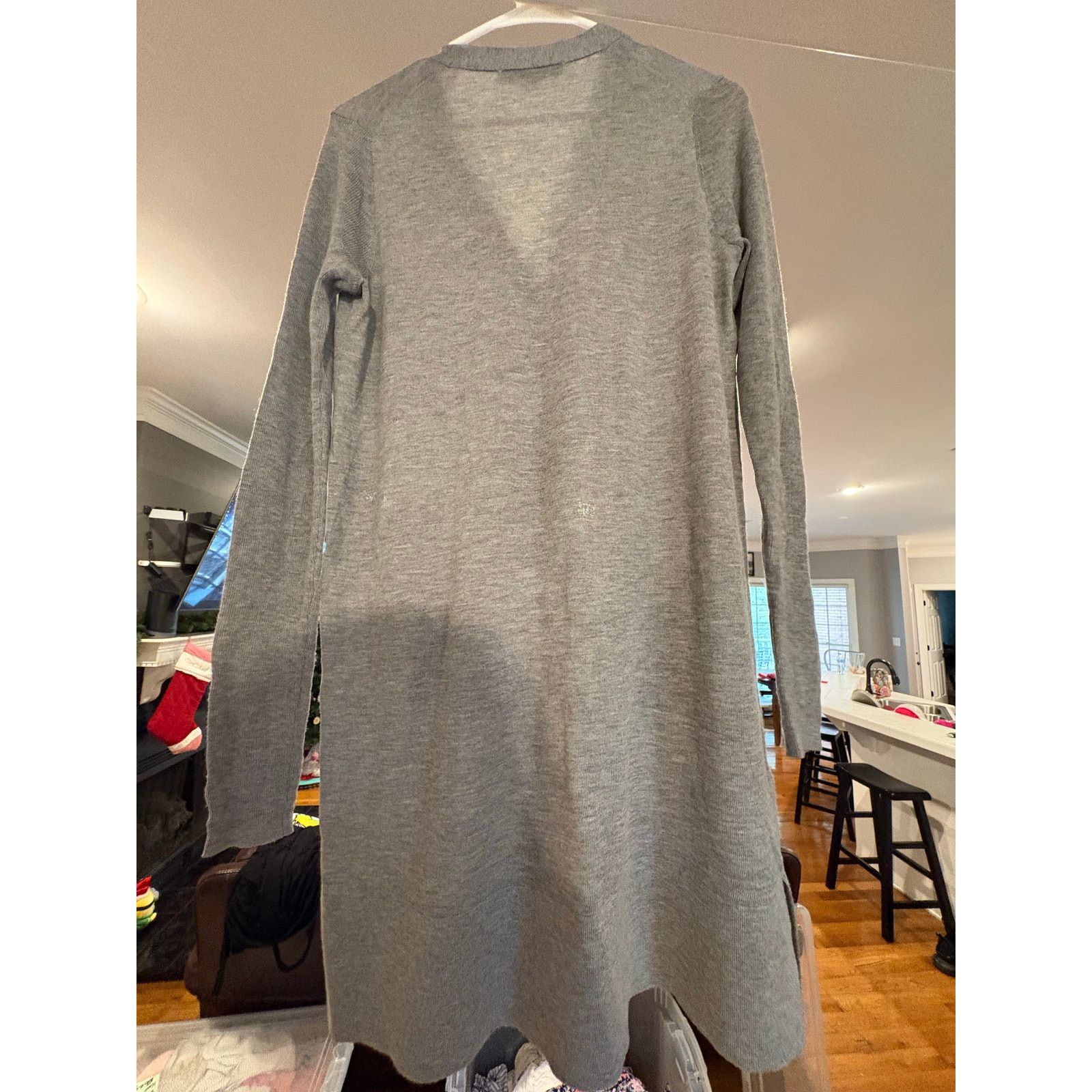 Loft LOFT Women’s Gray Longline Cardigan Size Small Button Front Size S / US 4 / IT 40 - 6 Thumbnail