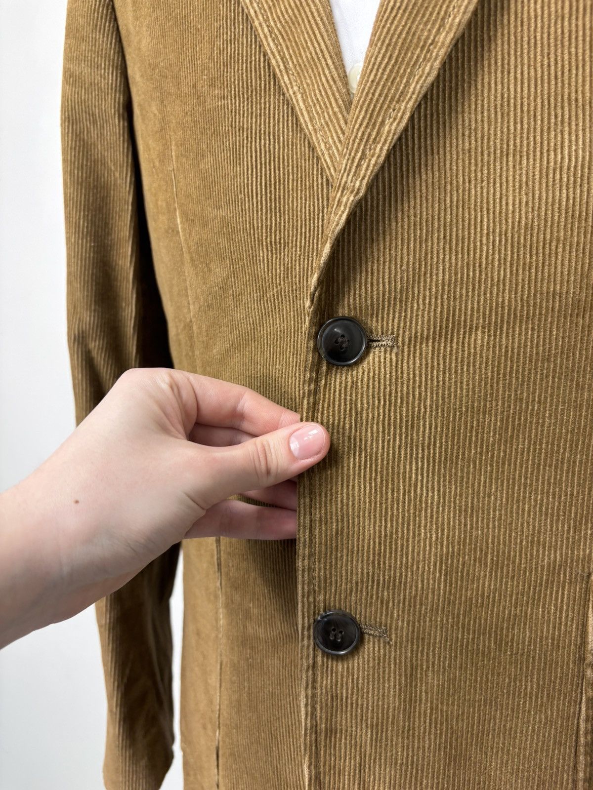 Harris Tweed Sterling 1958 Men’s Corduroy Blazer Jacket Sport Coat Size 40R - 9 Thumbnail