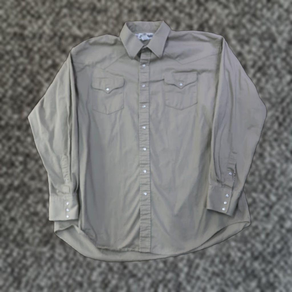 Vintage VINTAGE Drysdale Shirt Long Sleeve snap Button Front Men's 2XLT Western wear Size US XXL / EU 58 / 5 - 1 Thumbnail