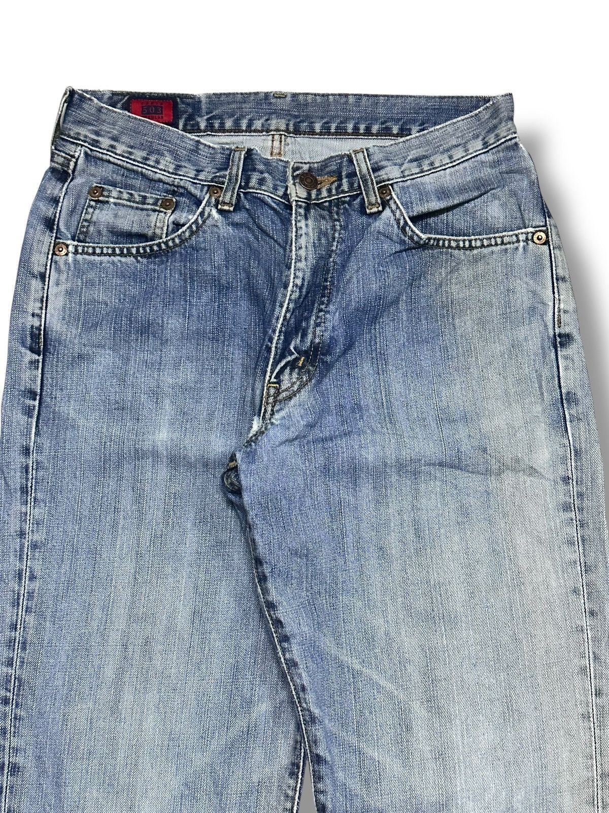 Edwin Vintage Edwin 503 Jean With Baggy Loose Style and Faded Wash Size US 30 / EU 46 - 4 Thumbnail