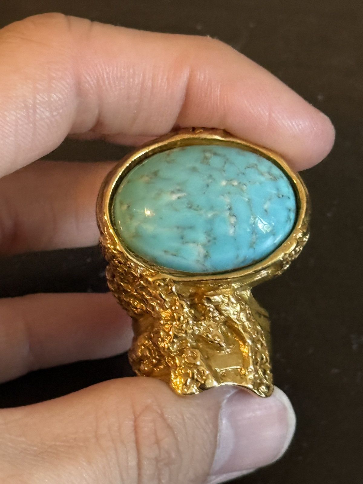 Yves Saint Laurent Yves saint laurent gem bronze ring Size ONE SIZE - 4 Thumbnail