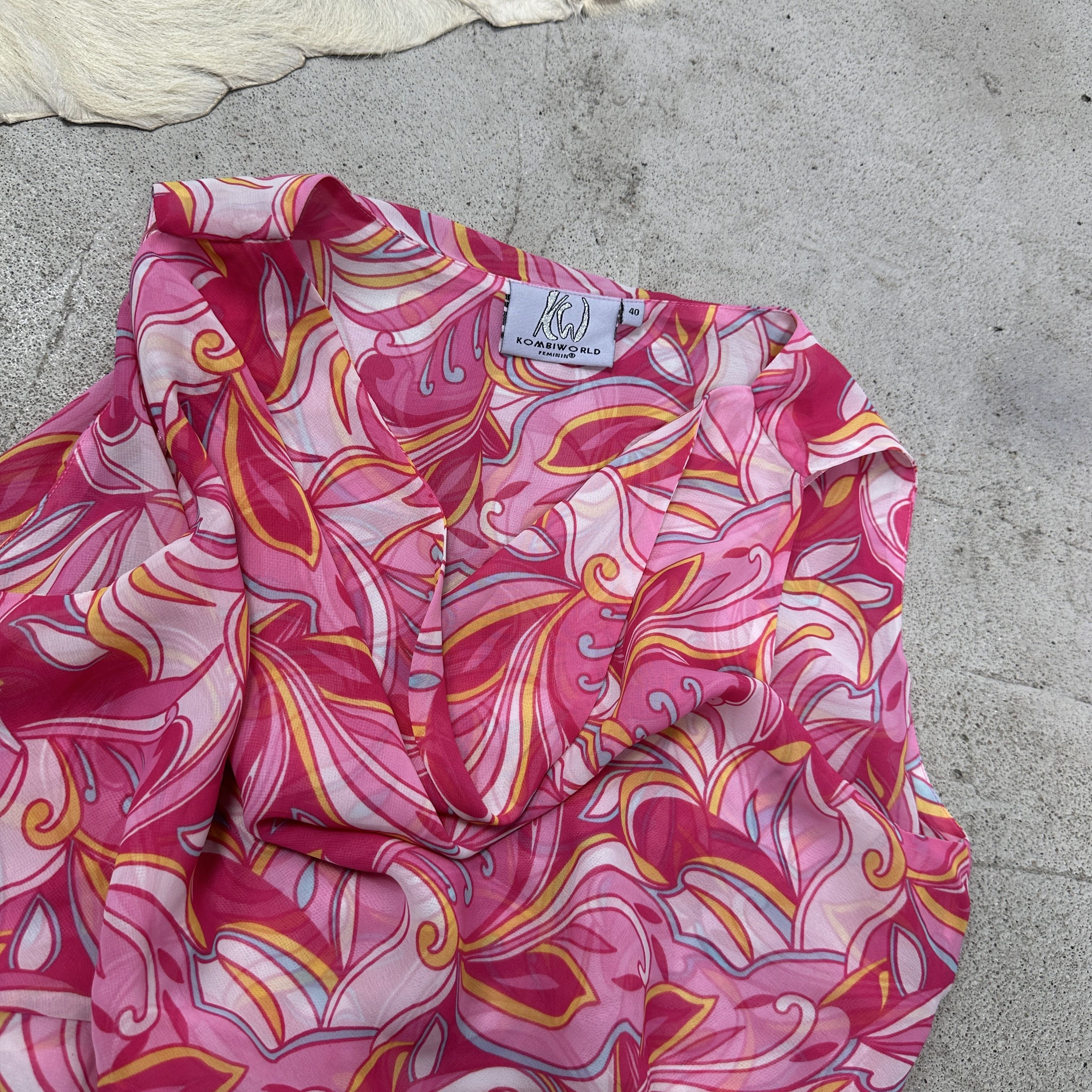 Vintage Vintage Preppy Casual Printed Summer Maxi Dress Y2K Size L / US 10 / IT 46 - 3 Thumbnail