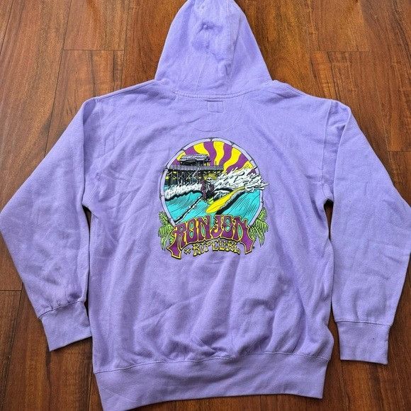 Rip Curl × Ripcurl × Ron Jon Surf Shop RON JON x RIP CURL LAVENDER PIER HOODIE SZ LARGE L Size US L / EU 52-54 / 3 - 1 Thumbnail
