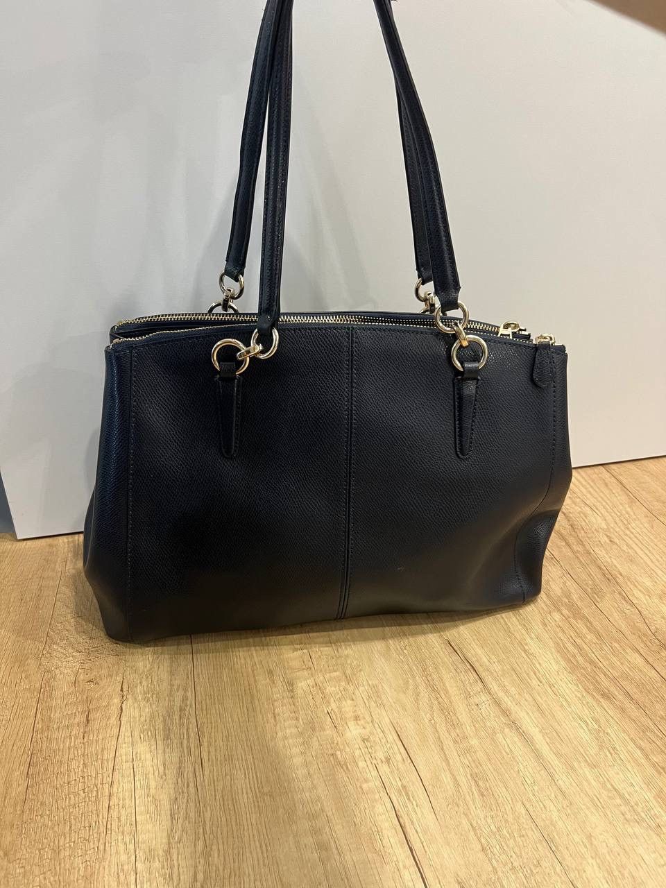 Coach Coach Black Blue Leather Large Size ONE SIZE - 12 Thumbnail