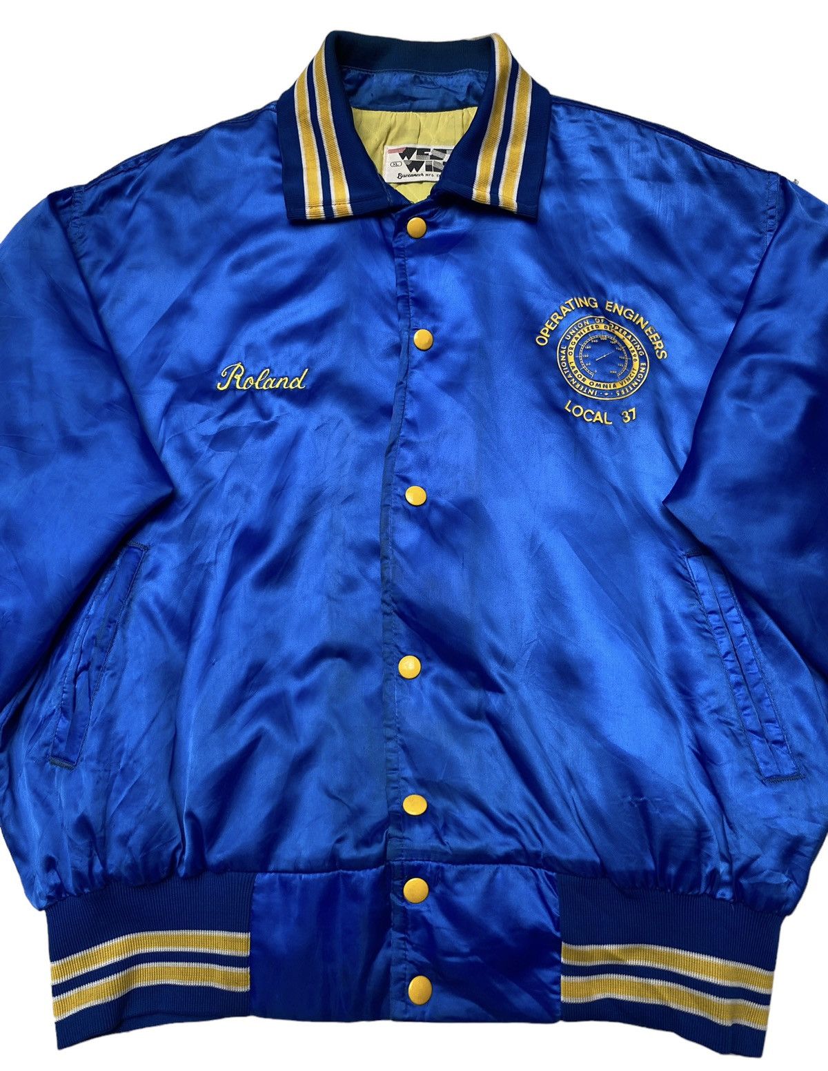 Vintage Vintage Brand West Wind Made in Usa Varsity 1980s Size US L / EU 52-54 / 3 - 3 Thumbnail