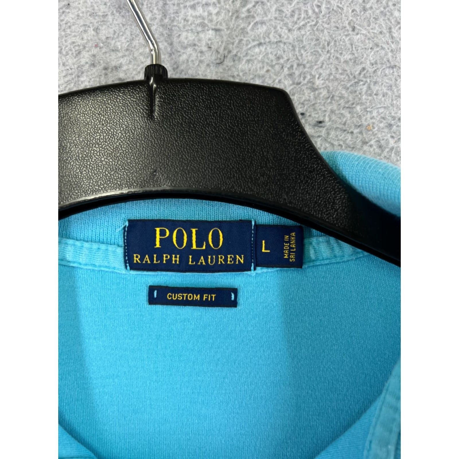 Ralph Lauren Ralph Lauren Polo Shirt Men Large Blue Jersey Cotton Slim Fit Size US L / EU 52-54 / 3 - 7 Thumbnail