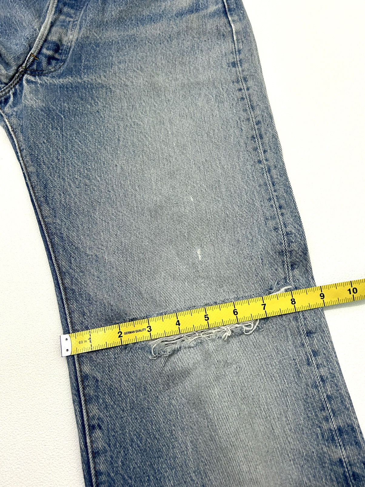 Levi's × Levi's Vintage Clothing 80s Vintage Levis 501 #522 Distressed Jeans Size US 31 - 17 Thumbnail