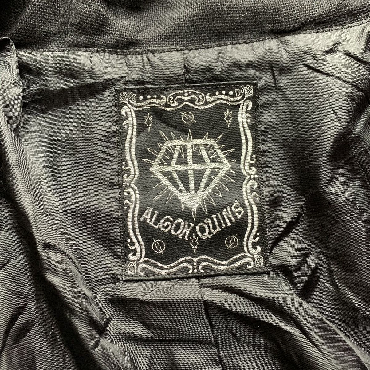 Japanese Brand Studded Bondage Punk by Algonquins Double Collar Jacket Size M / US 6-8 / IT 42-44 - 11 Thumbnail