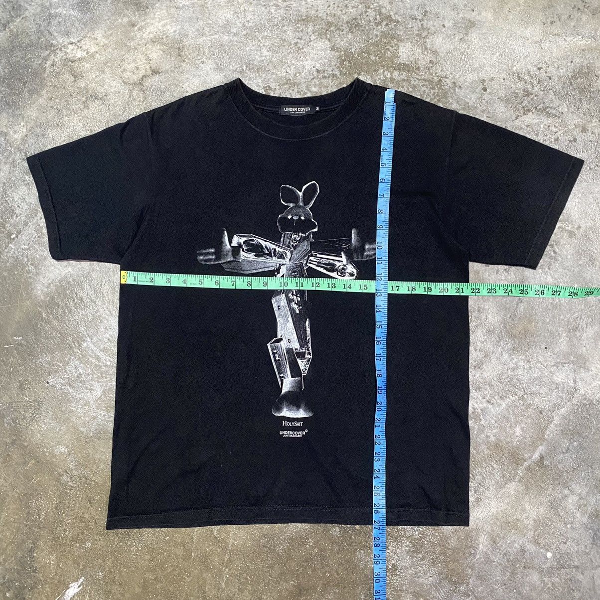 Japanese Brand × Undercover Undercover Jun Takahashi Coffin Bunny Holy Shit T Shirt Size US M / EU 48-50 / 2 - 12 Thumbnail