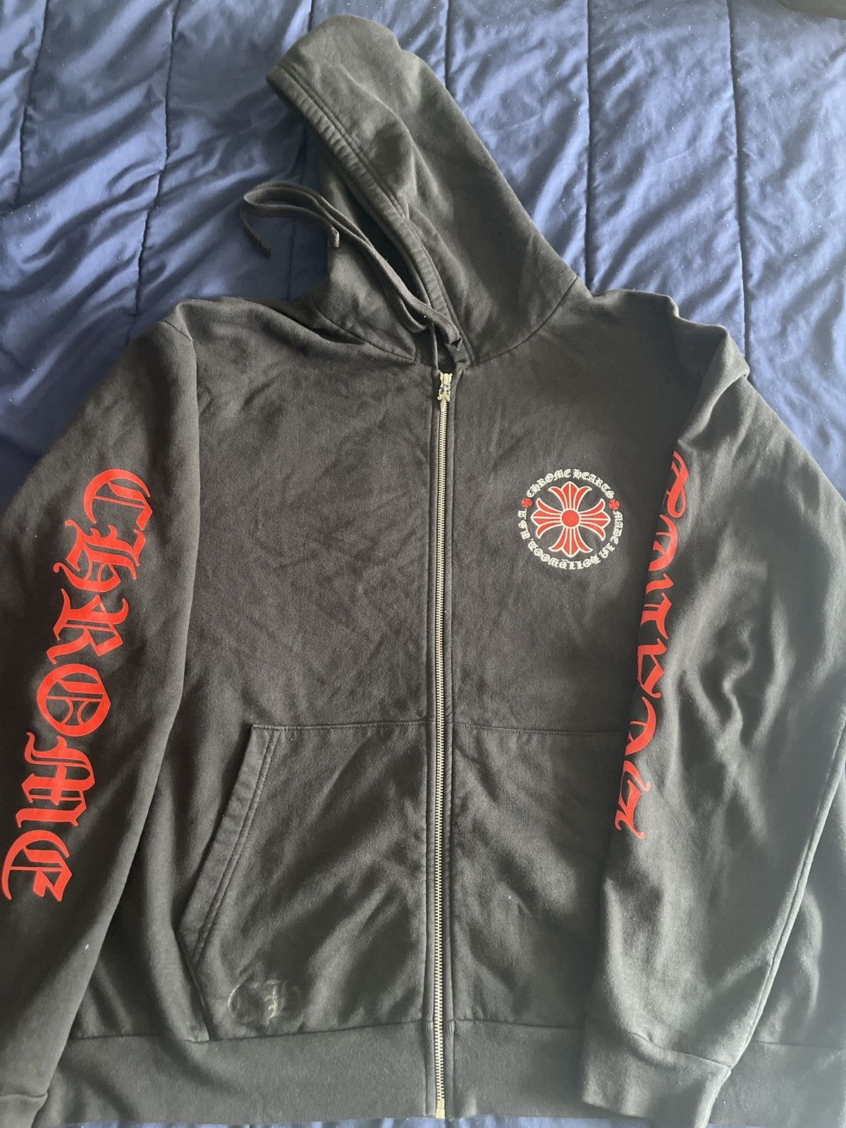 Chrome Hearts Chrome Hearts Made in Hollywood Cross Zip Hoodie Size US XL / EU 56 / 4 - 1 Thumbnail
