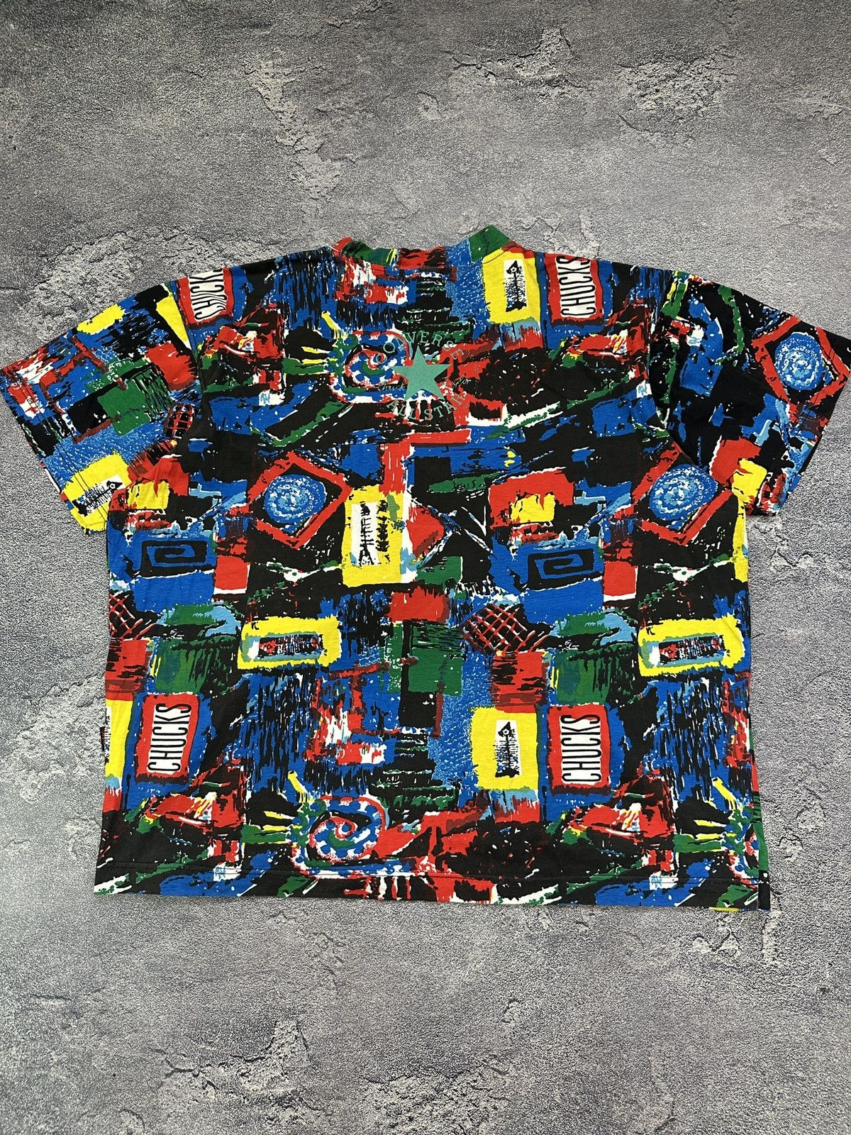Converse Vintage 90s Converse All Over Print T-Shirt Graphic XL Size US XL / EU 56 / 4 - 10 Thumbnail