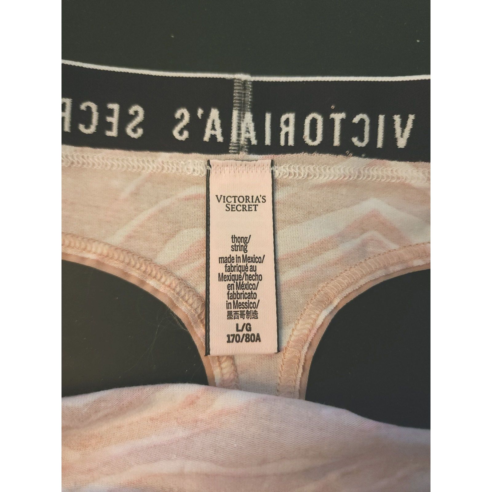 Victoria's Secret NWT Victoria's Secret thong underwear size LG 170/80A Size ONE SIZE - 4 Thumbnail