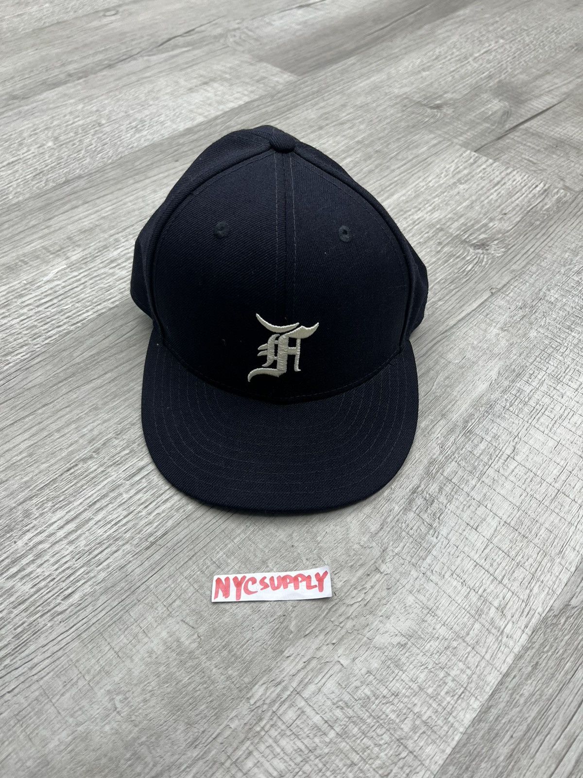 New Era Essentials FOG X New Era Fitted Navy Size 7 1/8 | Grailed