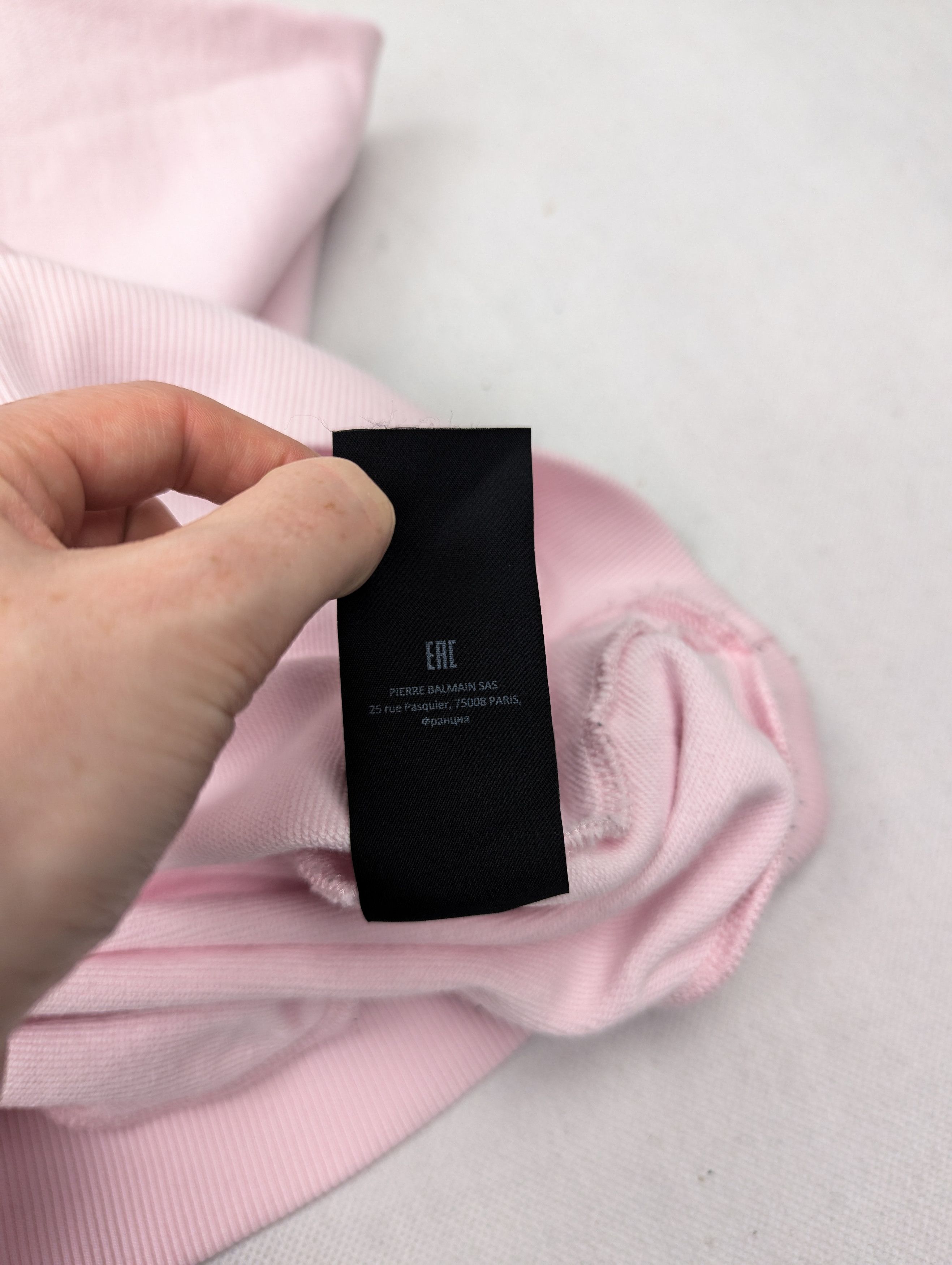 Balmain Balmain pink sweatshirt S Size US S / EU 44-46 / 1 - 6 Thumbnail