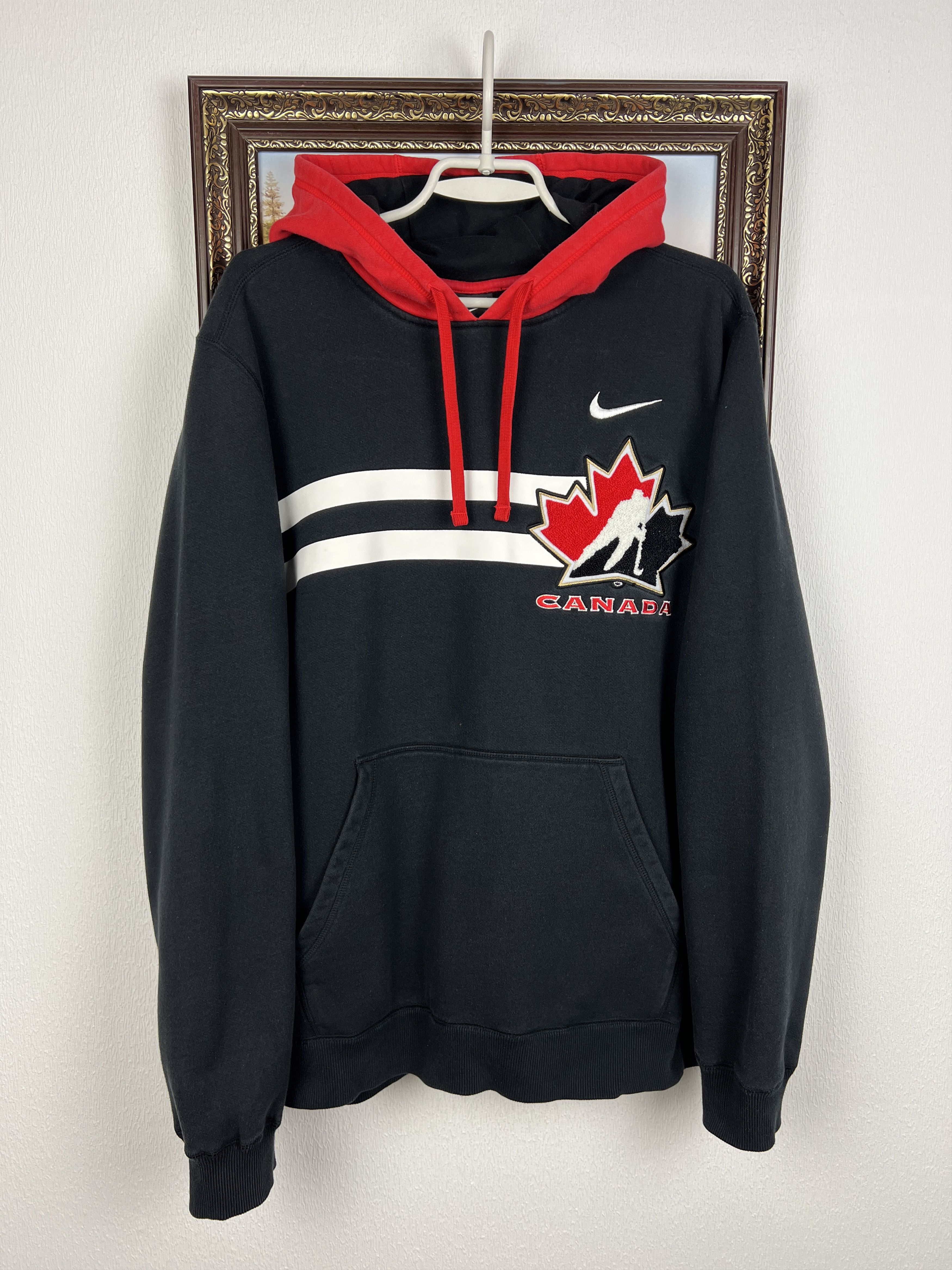 Nike Nike Canada Ice Hockey Hooded Jacket National Team Rare Hype Size US M / EU 48-50 / 2 - 1 Thumbnail