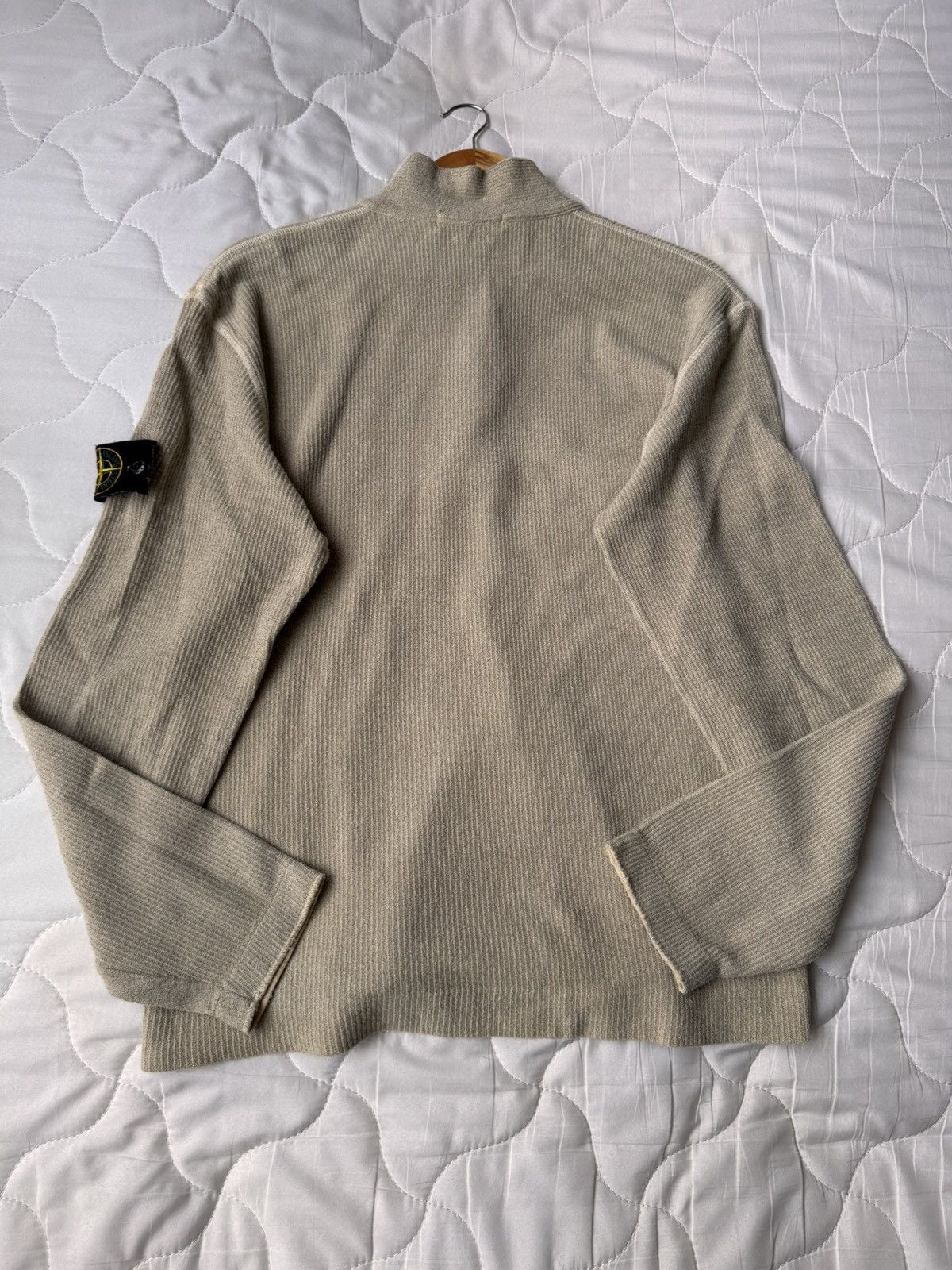 Stone Island VINTAGE EARLY y2k STONE ISLAND WAFFLE HALF ZIPPER Size US M / EU 48-50 / 2 - 2 Thumbnail