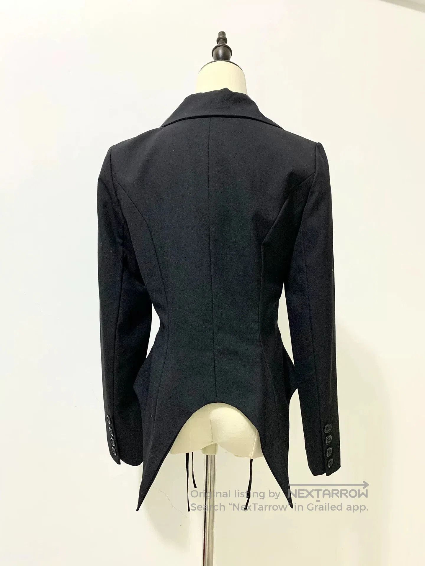 Vivienne Westwood black heart collar blazer jacket. Size M / US 6-8 / IT 42-44 - 4 Thumbnail