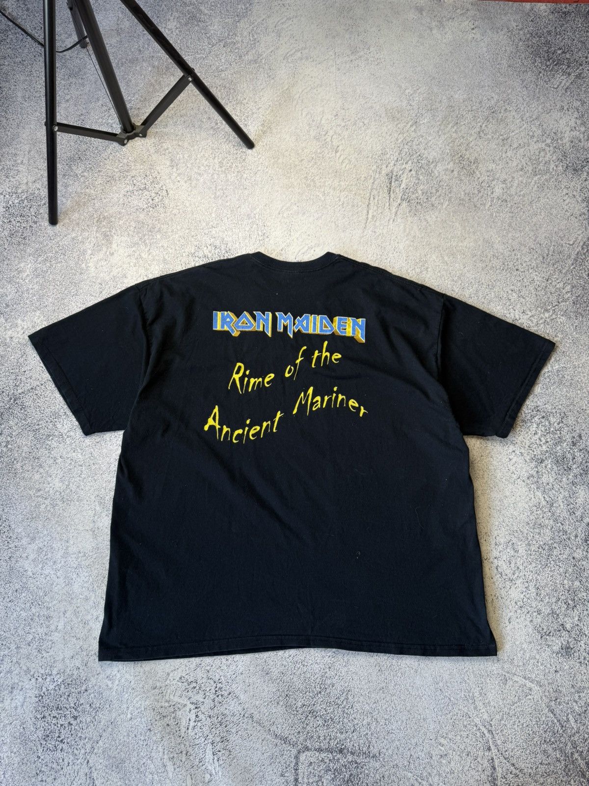 Iron Maiden Vintage Iron Maiden 2008 T Shirt Rime of the Ancient Mariner Size US XXL / EU 58 / 5 - 14 Thumbnail