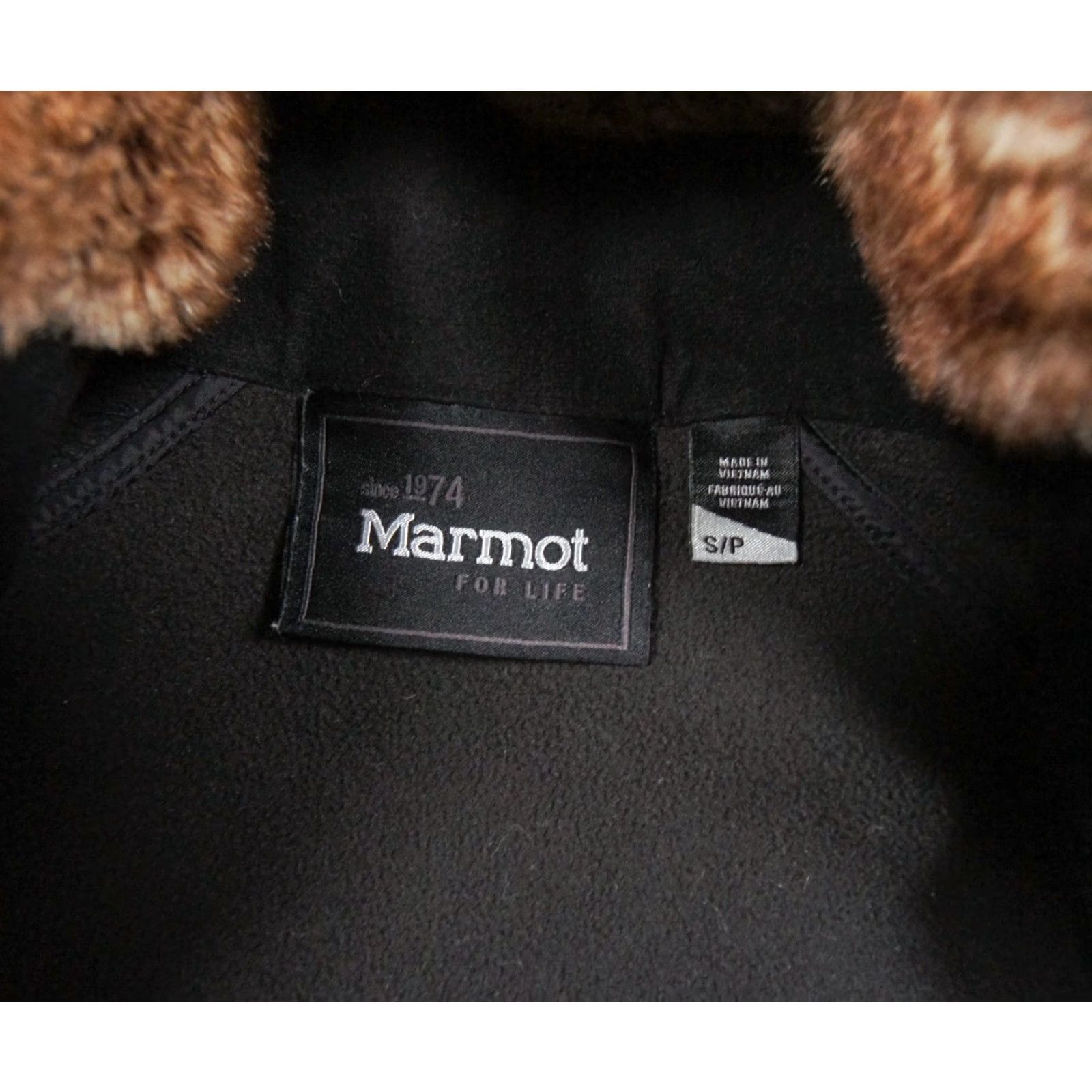 Marmot Marmot Women's Small Blue Hoodie Jacket Faux Fur Full Zip Casual Outdoor Size S / US 4 / IT 40 - 7 Thumbnail