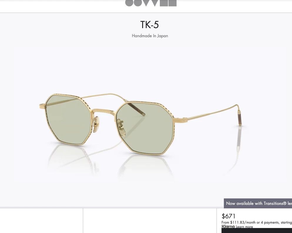 Oliver Peoples OLIVER PEOPLES TAKUMI TK-5 Size ONE SIZE - 9 Thumbnail