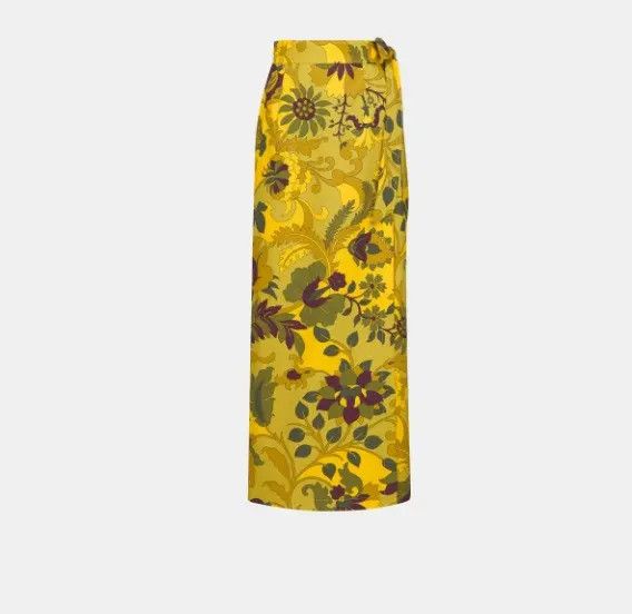 Dior o1w1db10225 Long Wrap Skirt in Multicolor Size 28" / US 6 / IT 42 - 1 Thumbnail