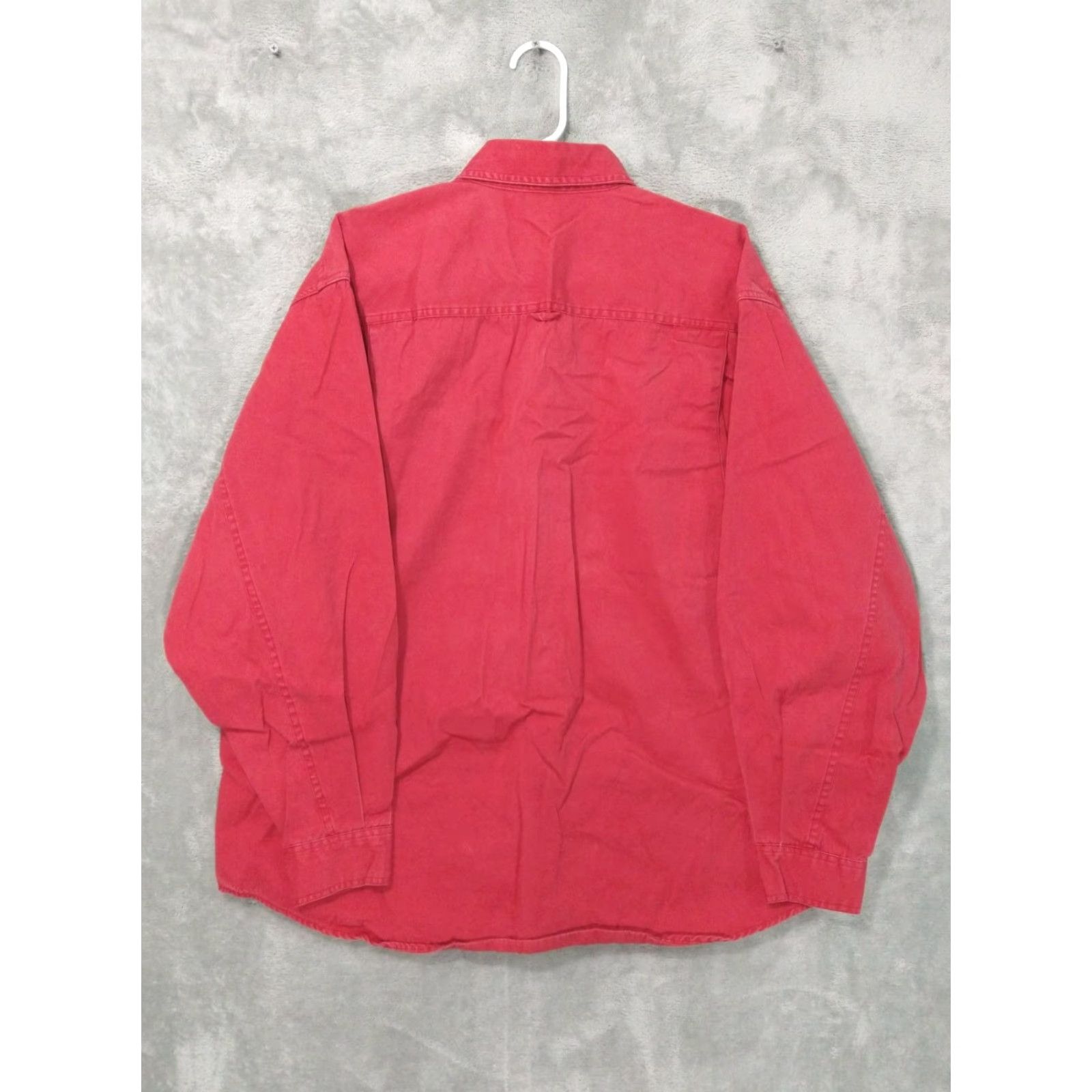 Vintage REI Shirt Mens L Red Canvas Button Up Long Sleeve Heavyweight Vintage Size US L / EU 52-54 / 3 - 2 Thumbnail