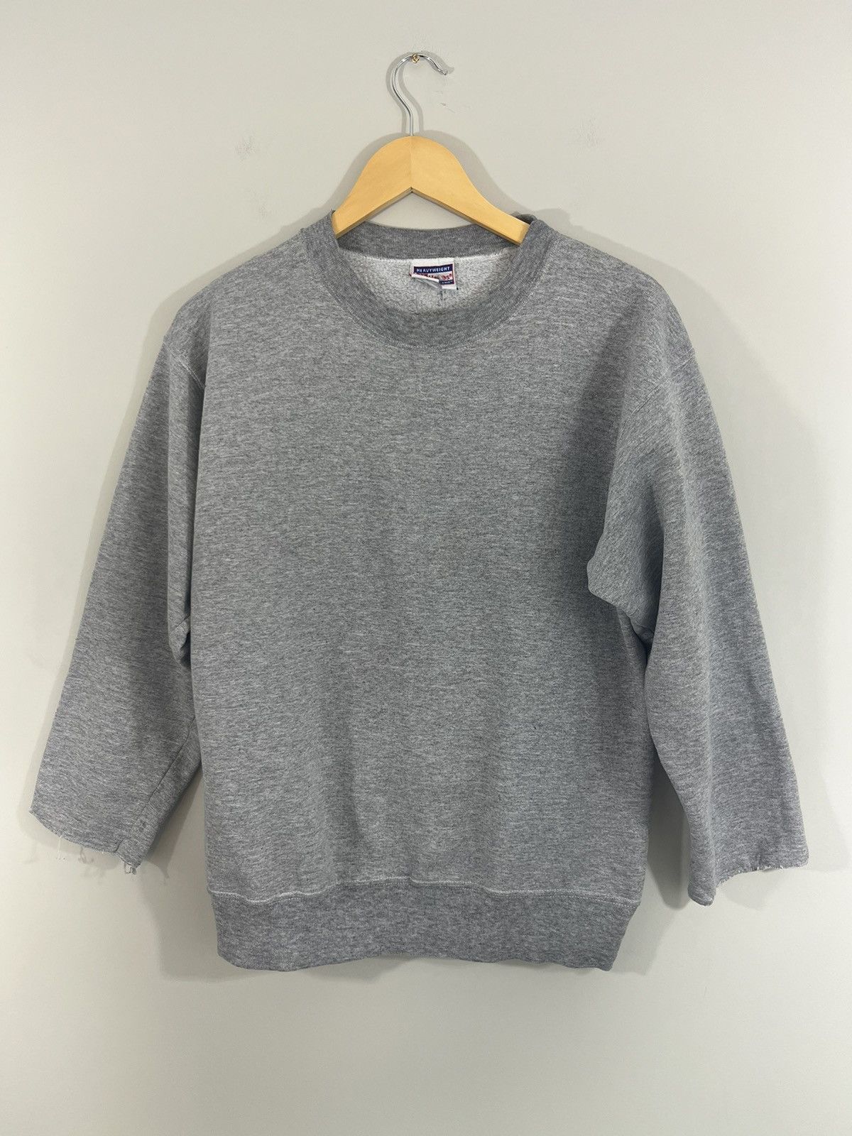 Vintage Blank Distressed Cut Off Basic Vintage Crewneck Size US M / EU 48-50 / 2 - 2 Thumbnail