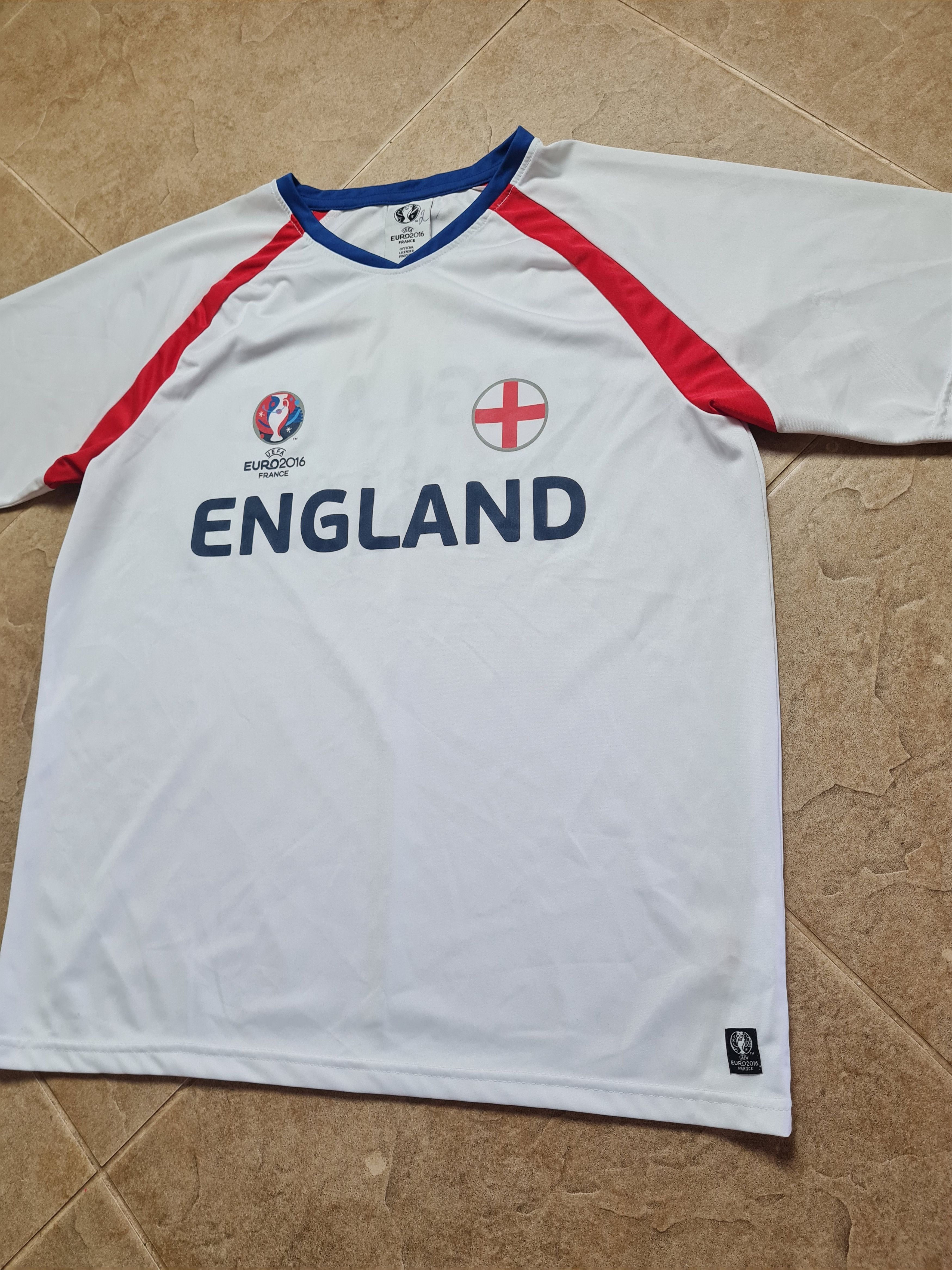 UEFA ENGLAND World Cup 2016 France FOOTBALL UEFA SHIRT ADULT Size US L / EU 52-54 / 3 - 3 Thumbnail