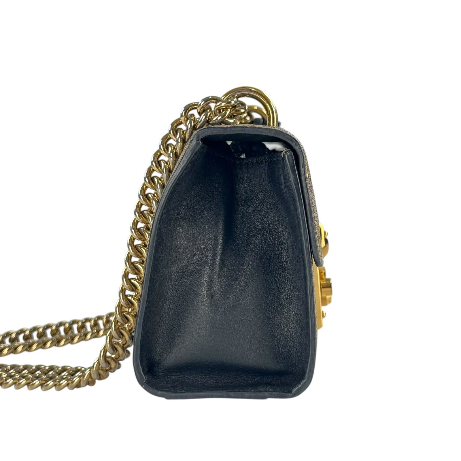 Gucci Gucci Monogram Bee Chain Shoulder Bag Size ONE SIZE - 3 Thumbnail