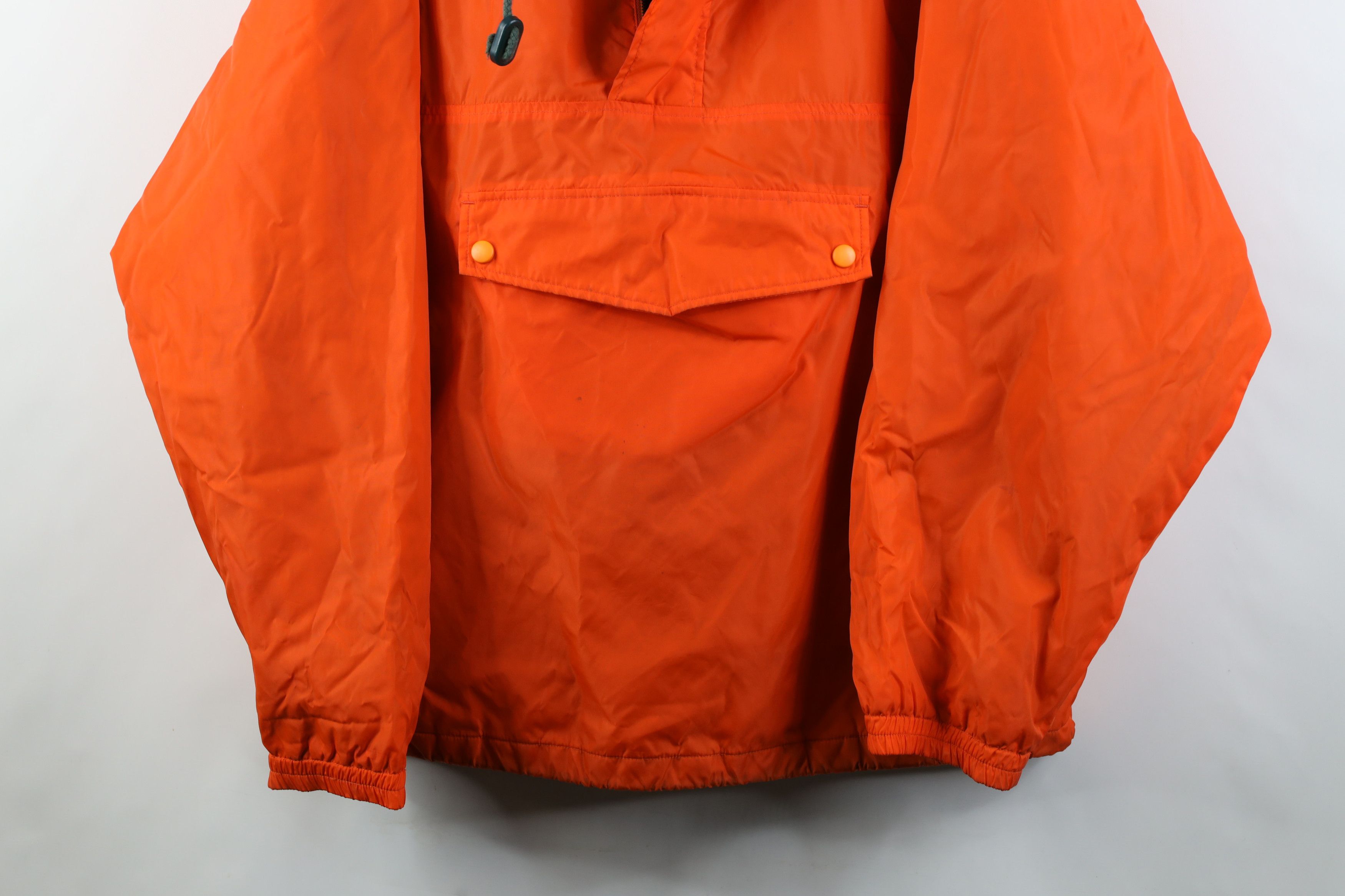 Gap Vintage 90s Gap Hooded Anorak Windbreaker Jacket Orange Size US XL / EU 56 / 4 - 3 Thumbnail