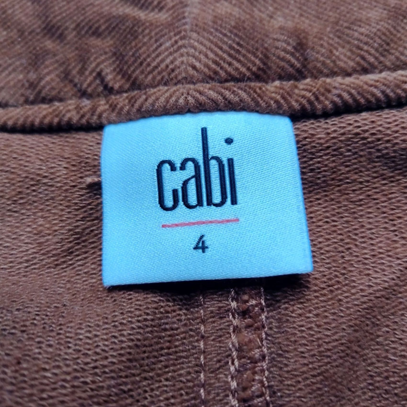Vintage CABI Women Short Skirt Brown Button Front 18.5" Corduroy EUC XS? 4? Size 27" / US 4 / IT 40 - 5 Thumbnail