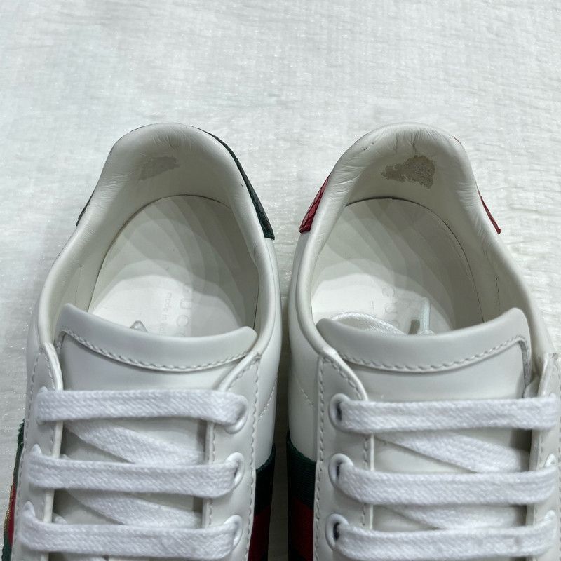 Gucci Gucci Ace Low-Top Sneakers with Bee Design Size US 4 / IT 34 - 5 Thumbnail