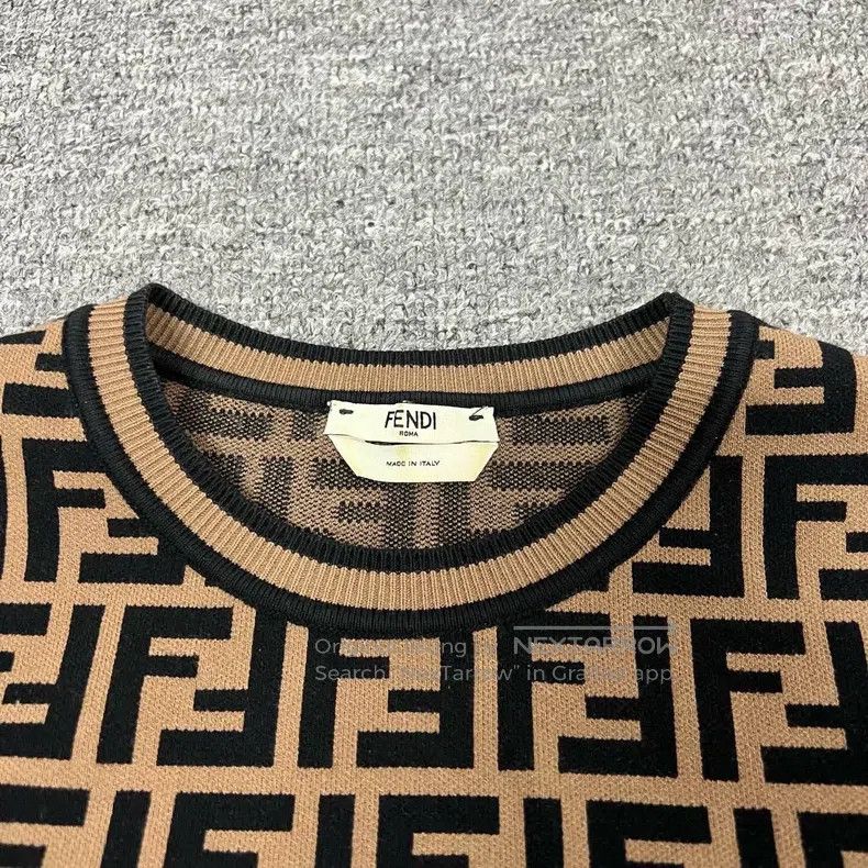Fendi Fendi Logo Embossed Knit Sweater Size XS / US 0-2 / IT 36-38 - 5 Thumbnail