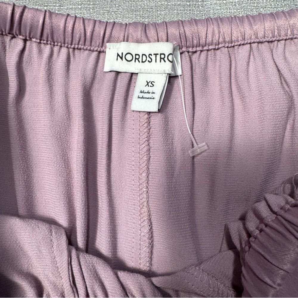 Nordstrom New Nordstrom Tie Front Satin Wide Leg Dusty Rose Pants Siz Size 26" / US 2 / IT 38 - 7 Thumbnail