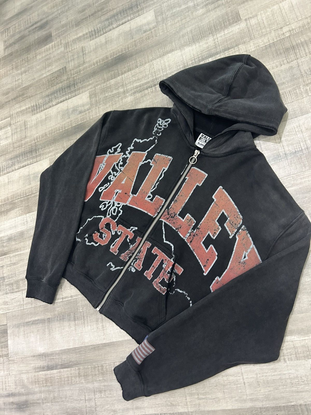 Vale Vale State Alumni Zip Up Hoodie Size US XL / EU 56 / 4 - 3 Thumbnail