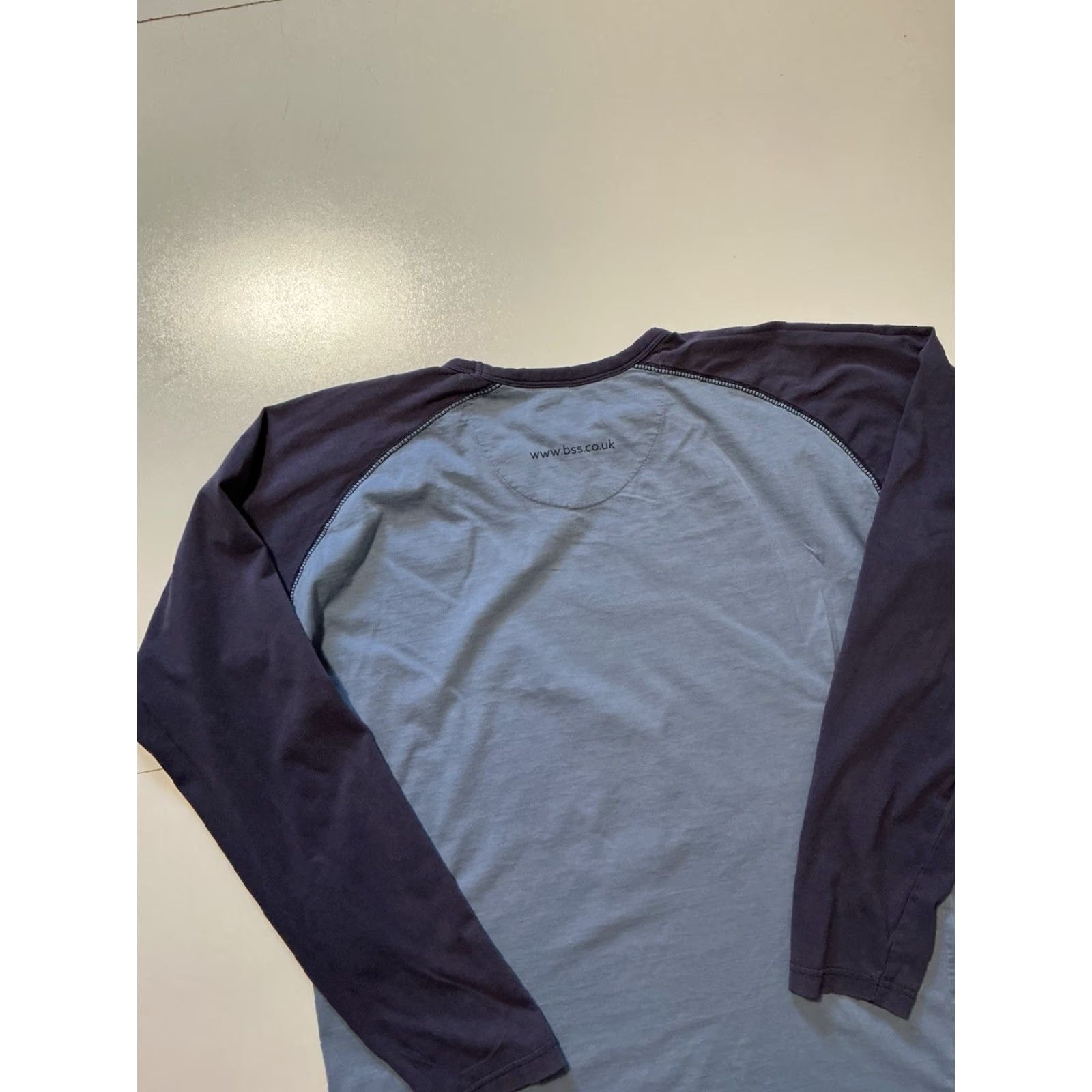 Vintage VINTAGE Best In Town BSS Soundweb London Audio Blue L/S Graphic T-Shirt Sz.L Mens Size US L / EU 52-54 / 3 - 4 Thumbnail