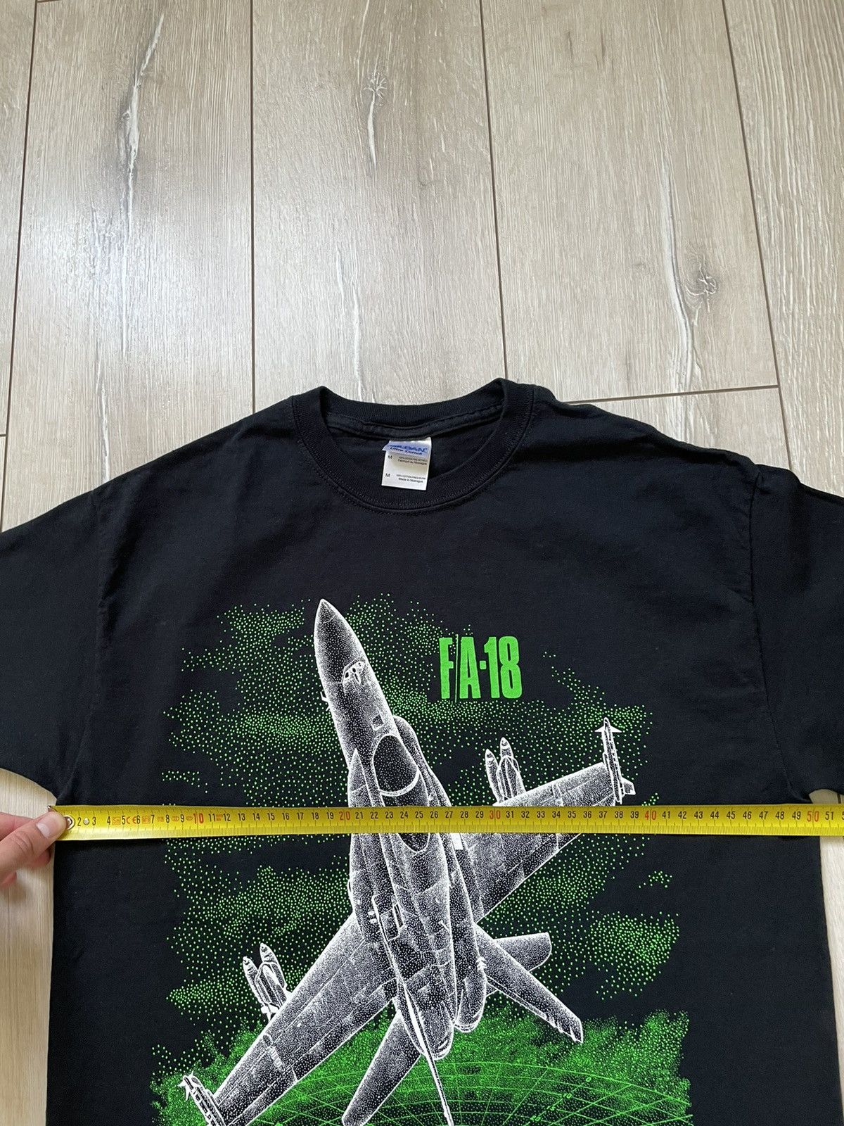 Blackbird × Vintage F/A-18 Hornet Blackbird Jet T-shirt Double Sided Aviation Size US M / EU 48-50 / 2 - 9 Thumbnail