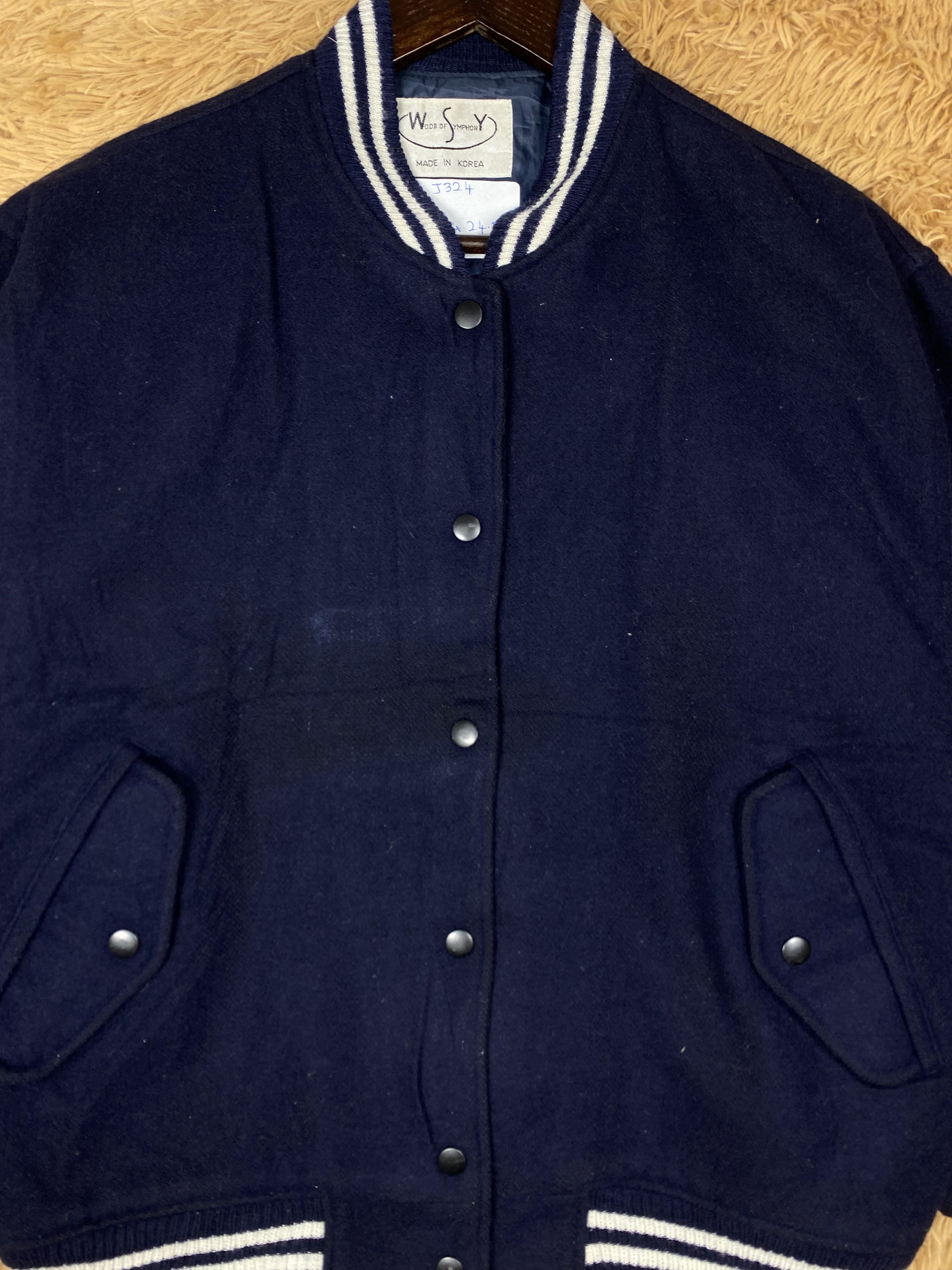 Vintage Vintage Wood of Symphony Varsity Jacket DJ0324 Size US M / EU 48-50 / 2 - 4 Thumbnail