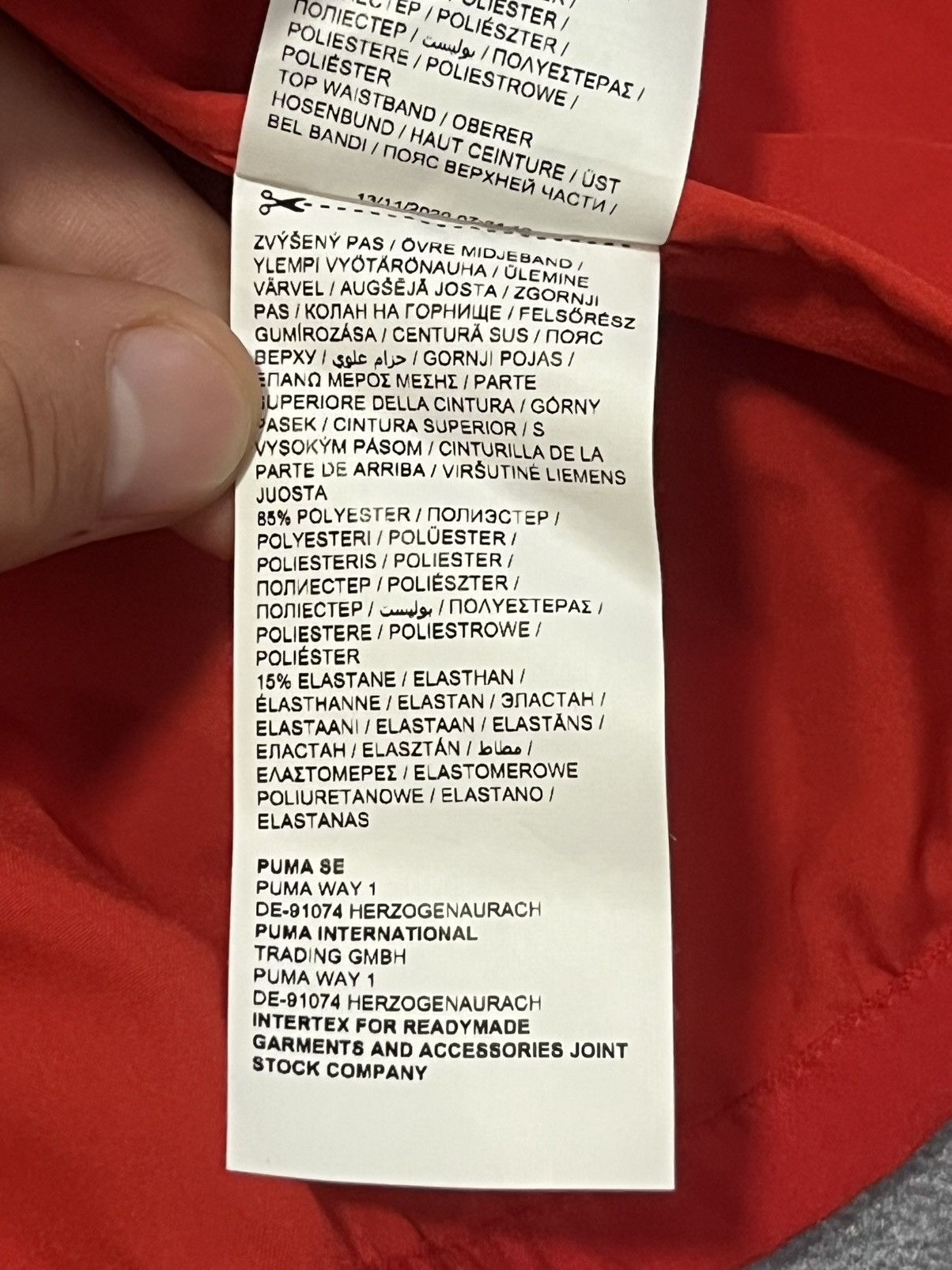 Puma Puma Swiss Jersey Red Zip Jacket Size US M / EU 48-50 / 2 - 10 Thumbnail