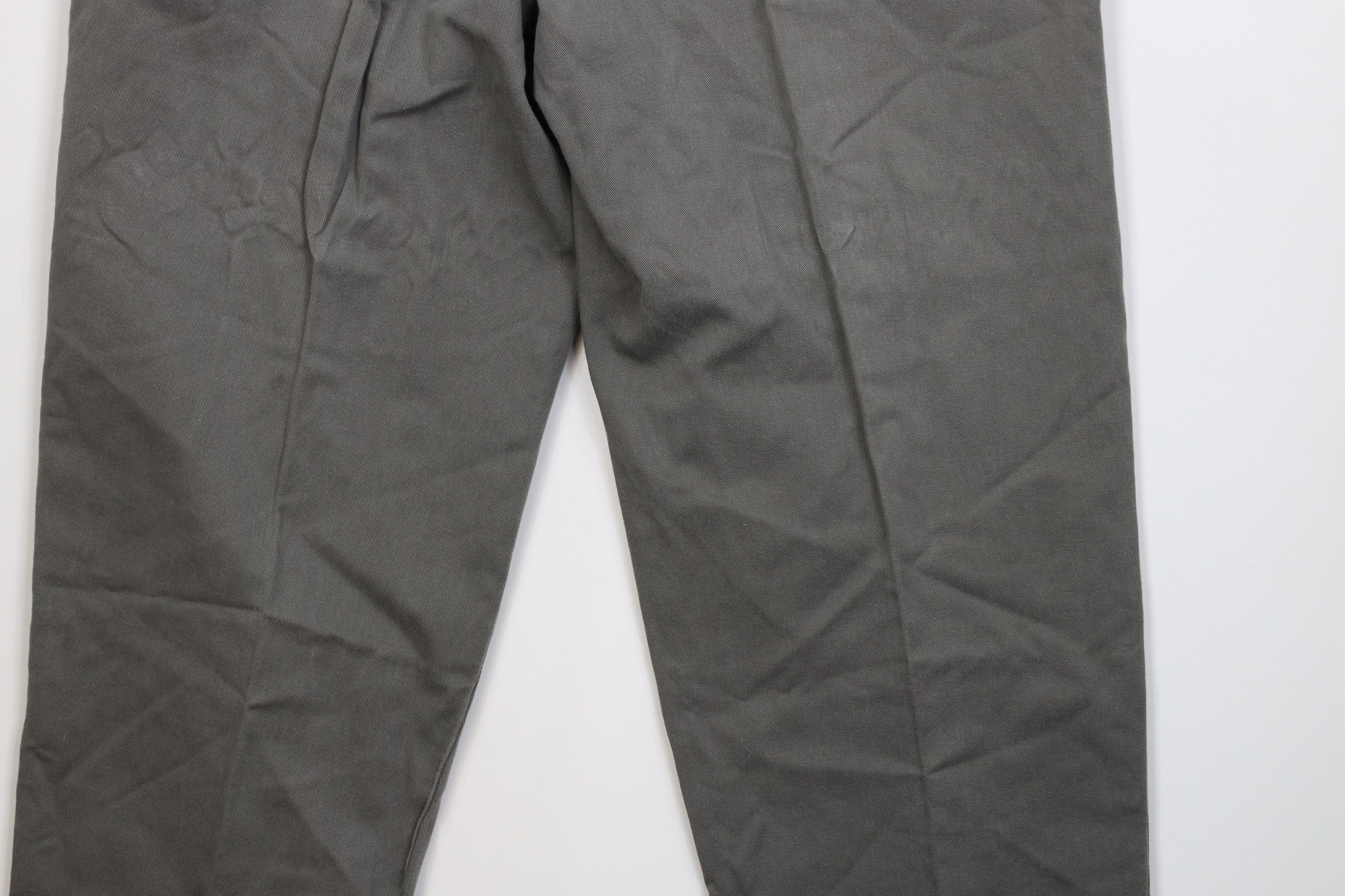 Eddie Bauer Vintage 90s Eddie Bauer Fit Wide Leg Chino Pants Green Size US 32 / EU 48 - 12 Thumbnail